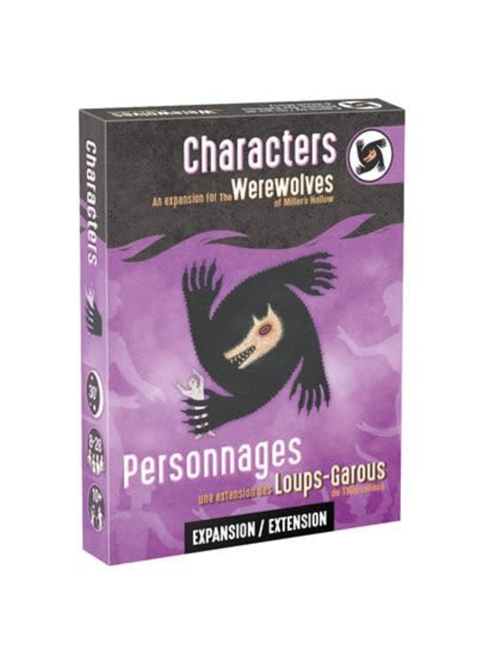 WEREWOLVES CHARACTERS CARD GAME