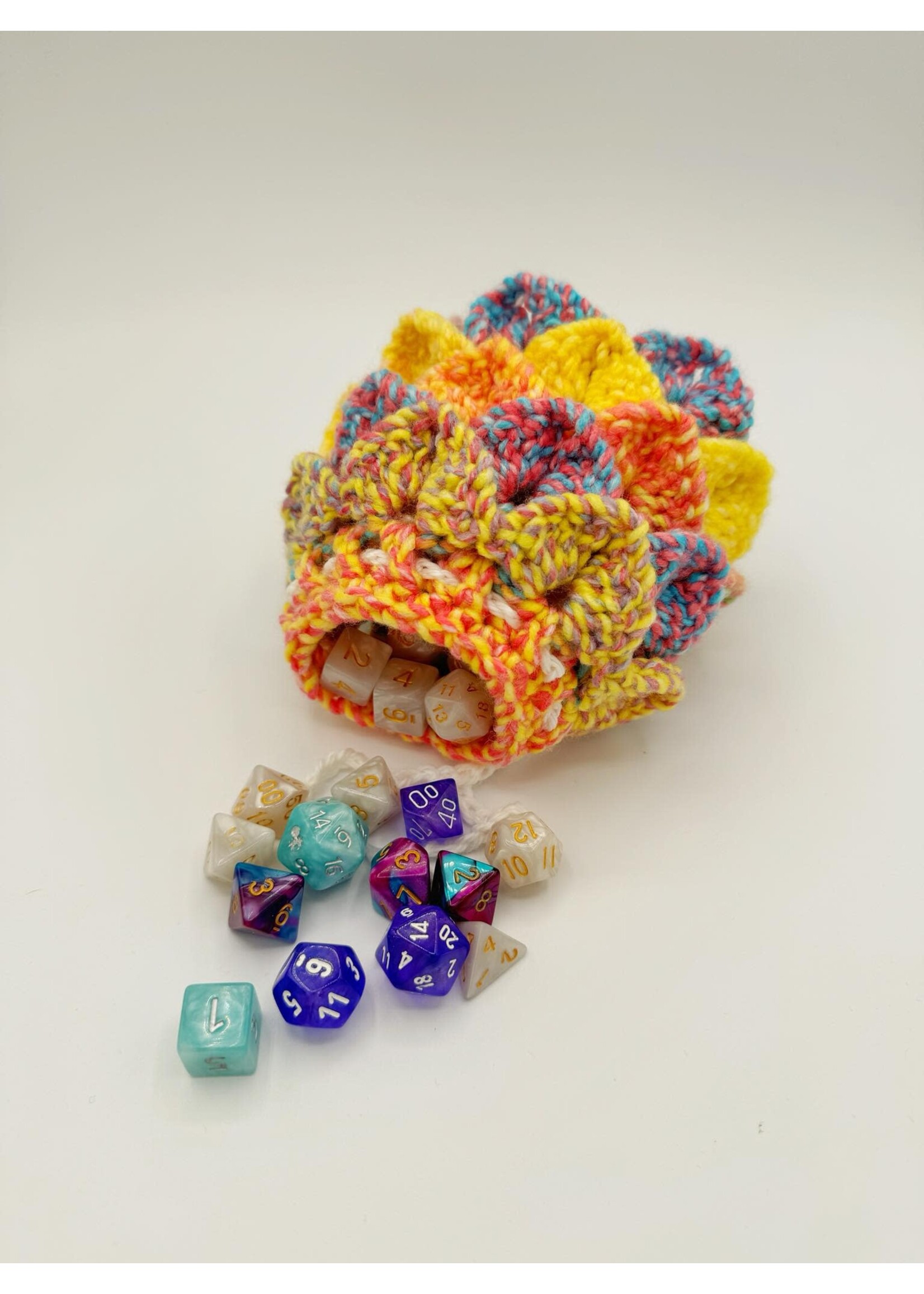 BISMUTH HEARTH DRAKE PINK DICE BAG (SMALL)