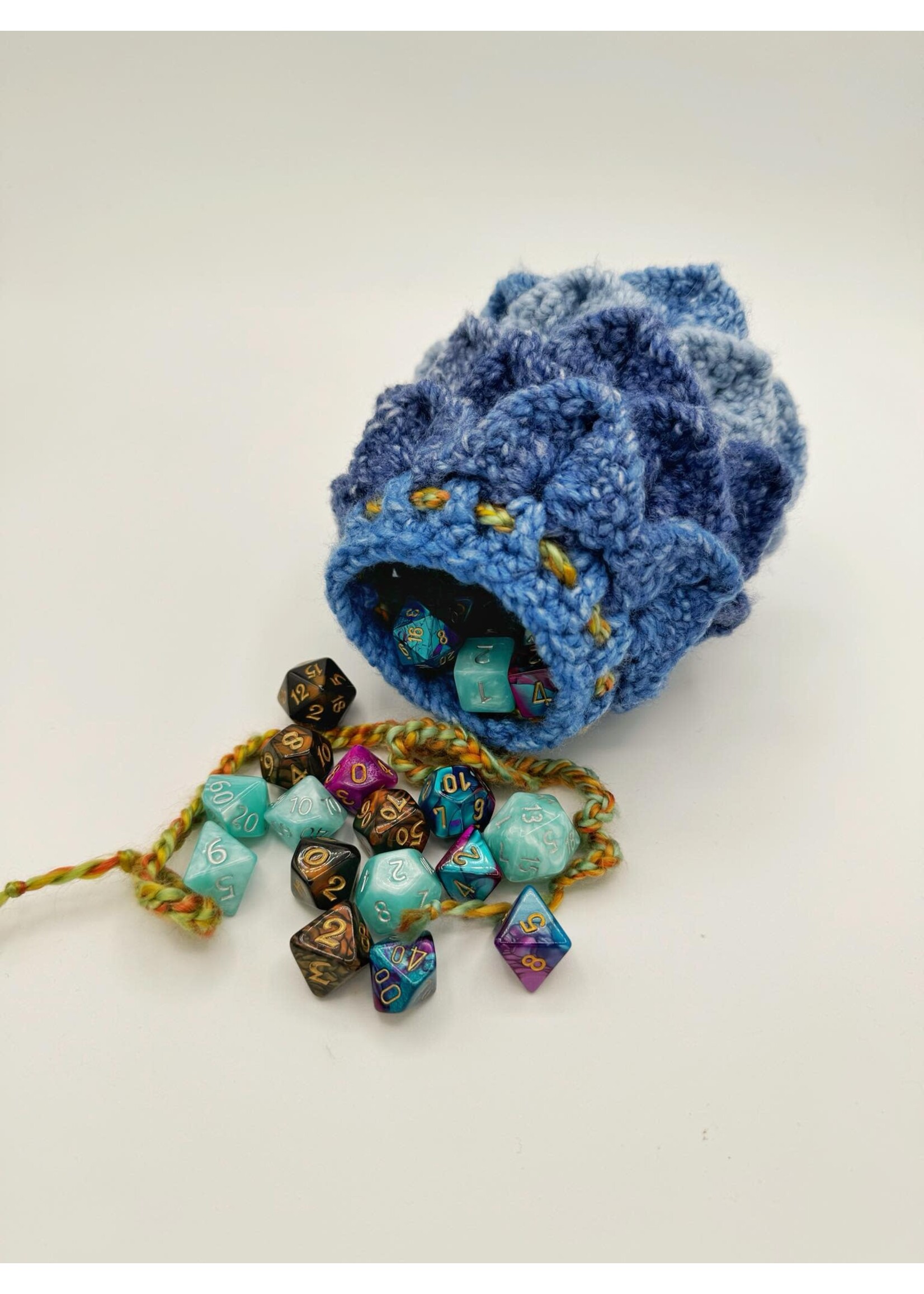 INDIGO HEARTH DRAKE DICE BAG (SMALL)