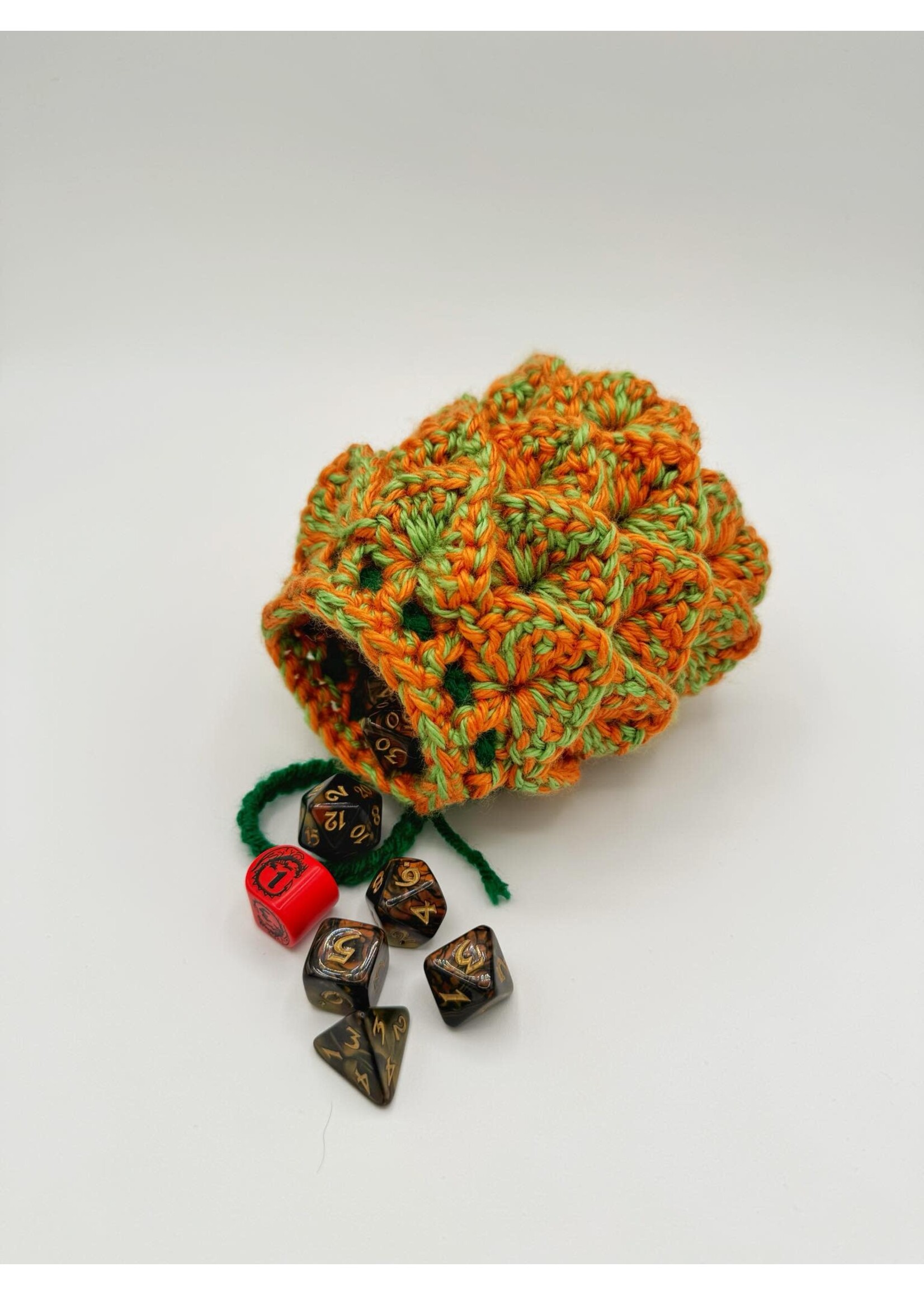 PUMPKIN BLIGHT DRAKE DICE BAG (SMALL)