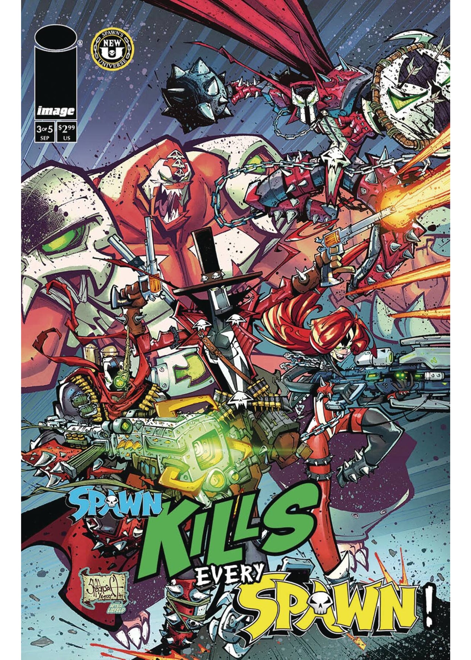 . SPAWN KILLS EVERY SPAWN #3 (OF 5) CVR A DUENAS