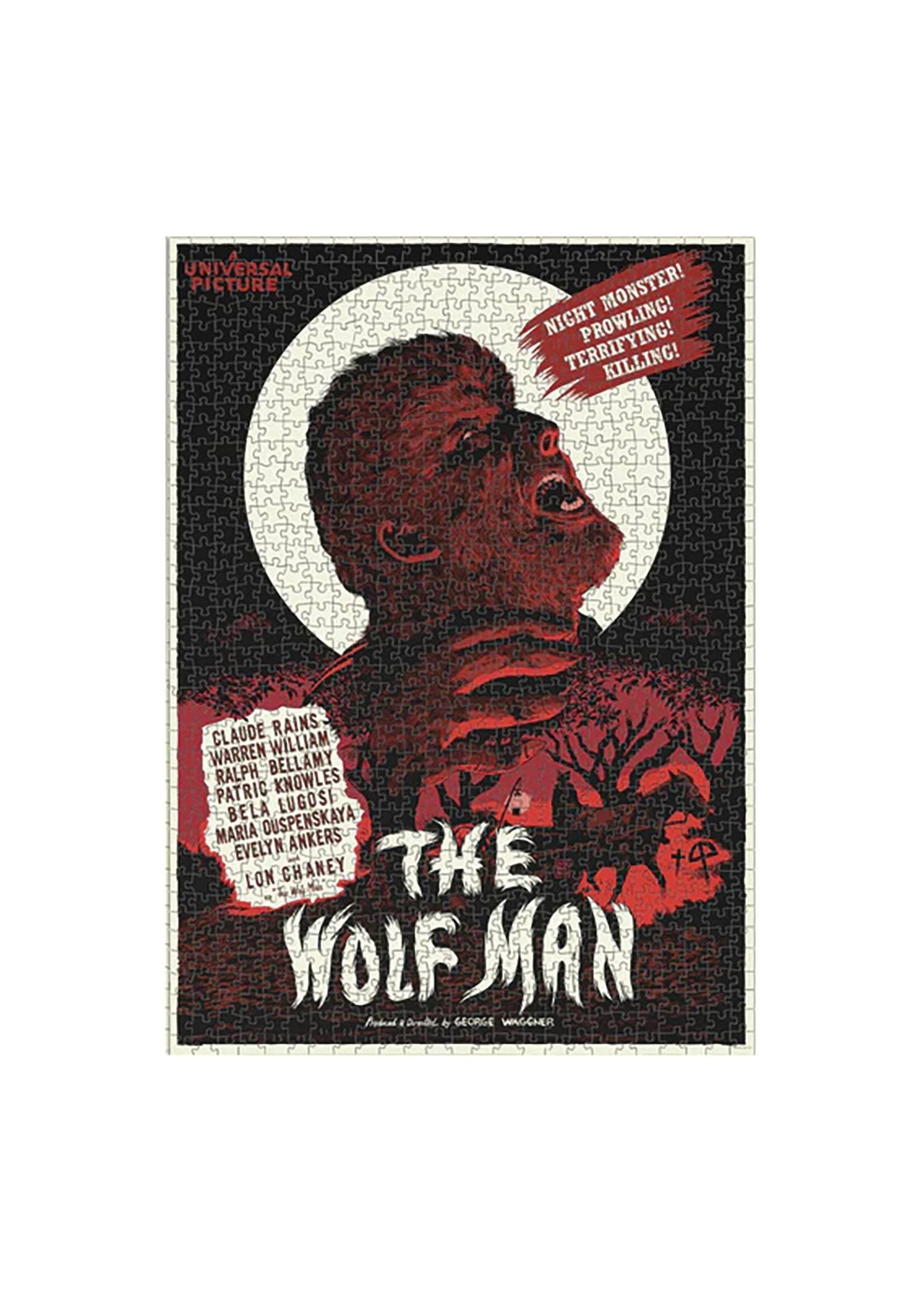 WOLF MAN BY FRANCESCO FRANCAVILLA 20x28IN 1000 PC PUZZLE
