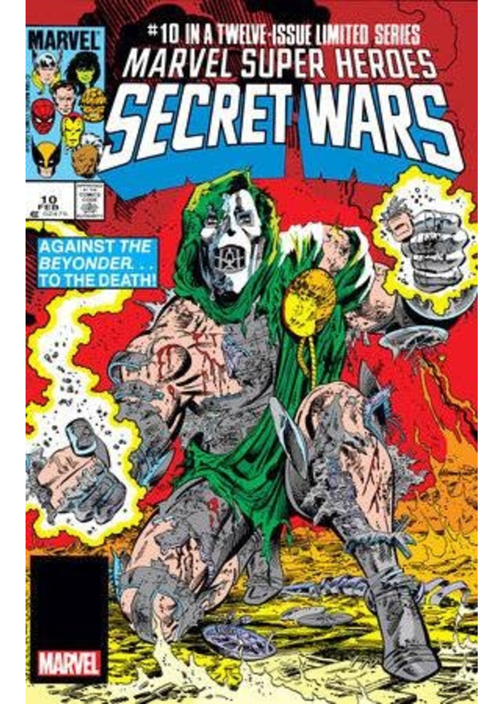 . MSH SECRET WARS #10 FACSIMILE EDITION FOIL VARIANT
