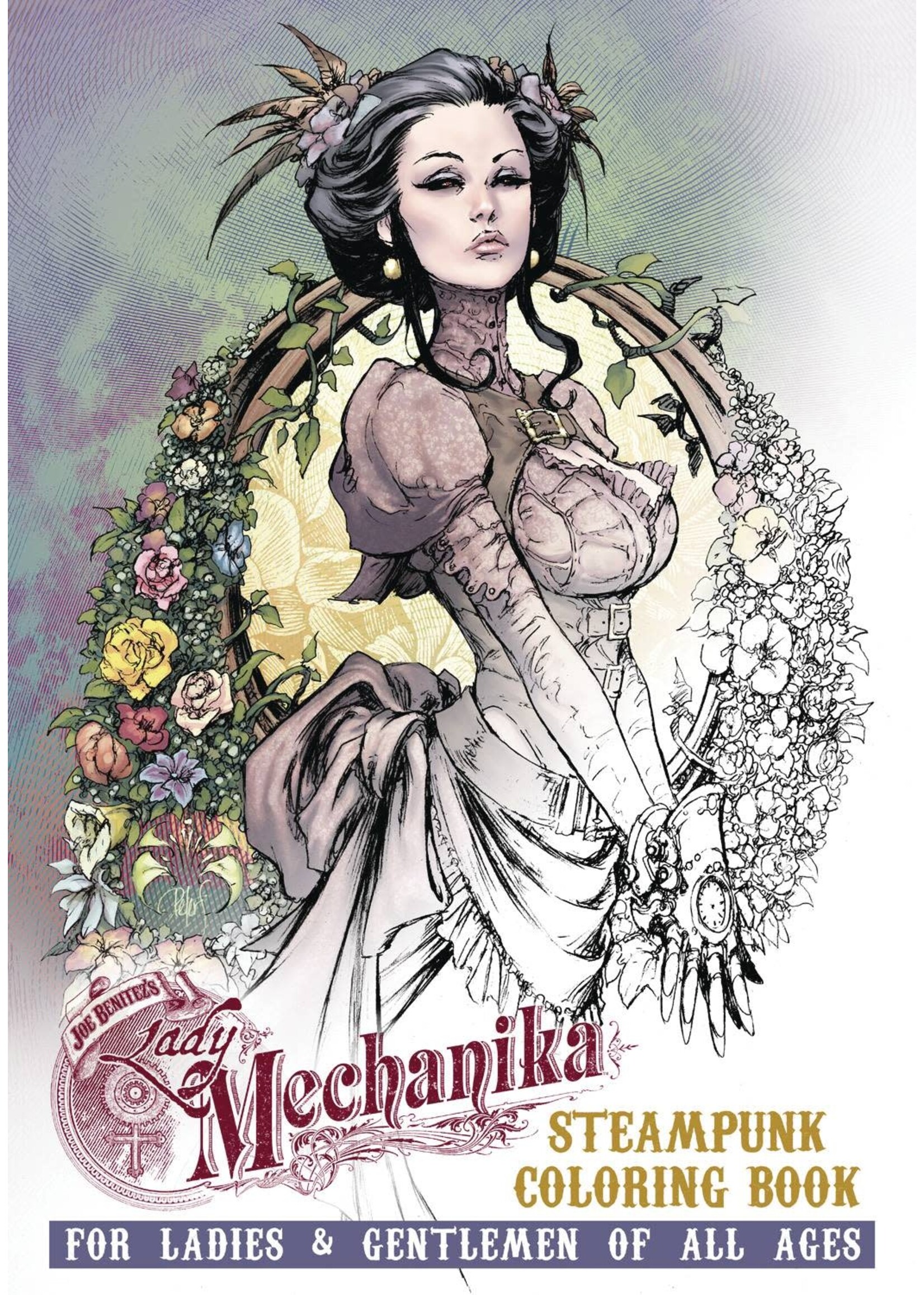 BENITEZ PRODUCTIONS LADY MECHANIKA STEAMPUNK COLORING BOOK TP VOL 01