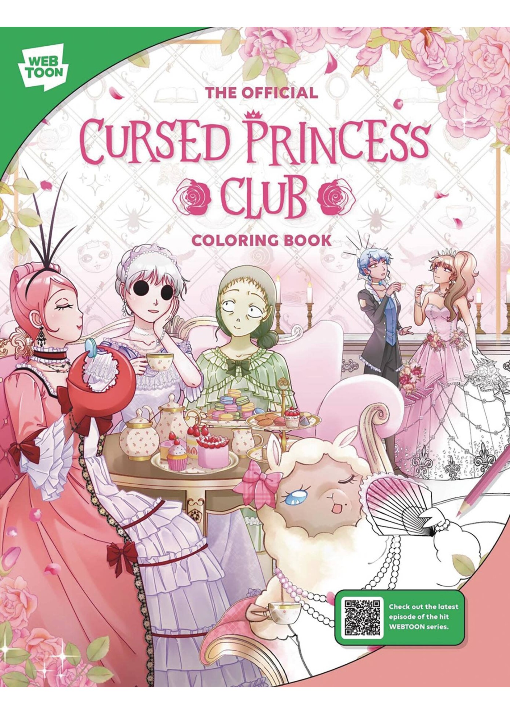 WALTER FOSTER OFFICIAL CURSED PRINCESS CLUB COLORING BOOK
