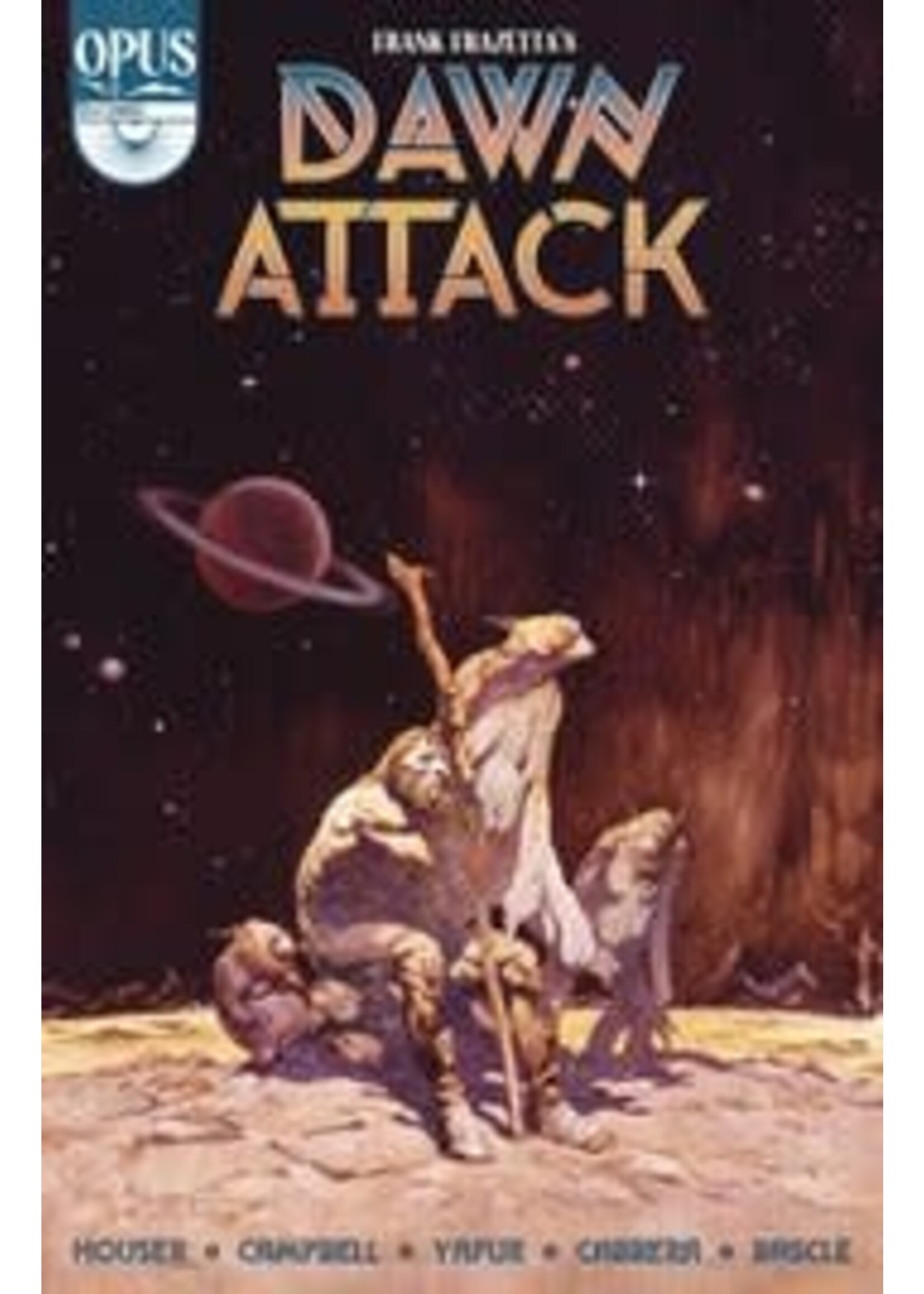 OPUS COMICS FRANK FRAZETTAS DAWN ATTACK complete published 4 issue series
