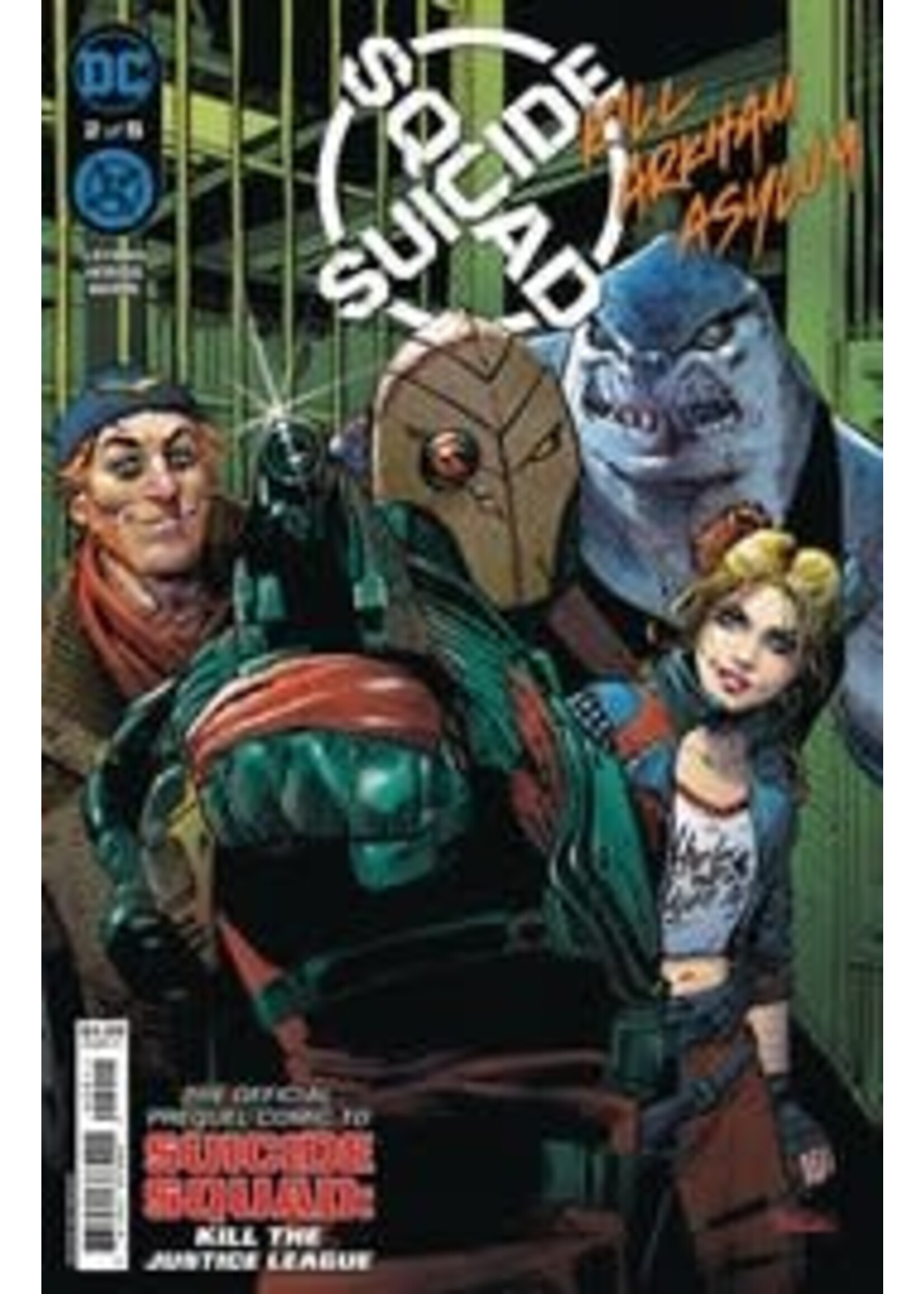 . SUICIDE SQUAD KILL ARKHAM ASYLUM complete 5 issue series