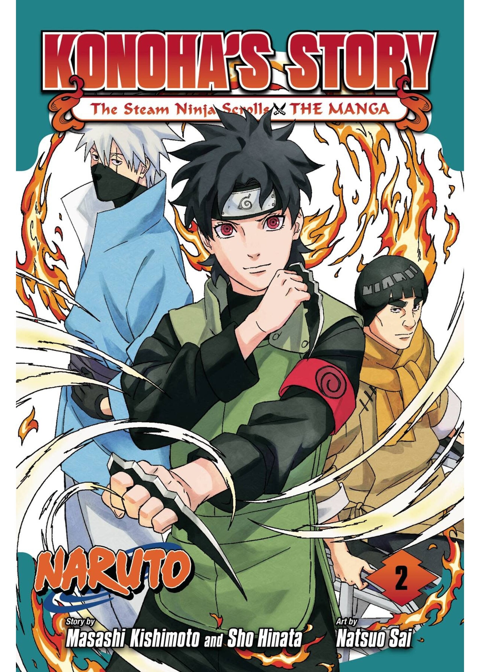 VIZ MEDIA NARUTO KONOHAS STORY STEAM NINJA SCROLLS MANGA GN VOL 02