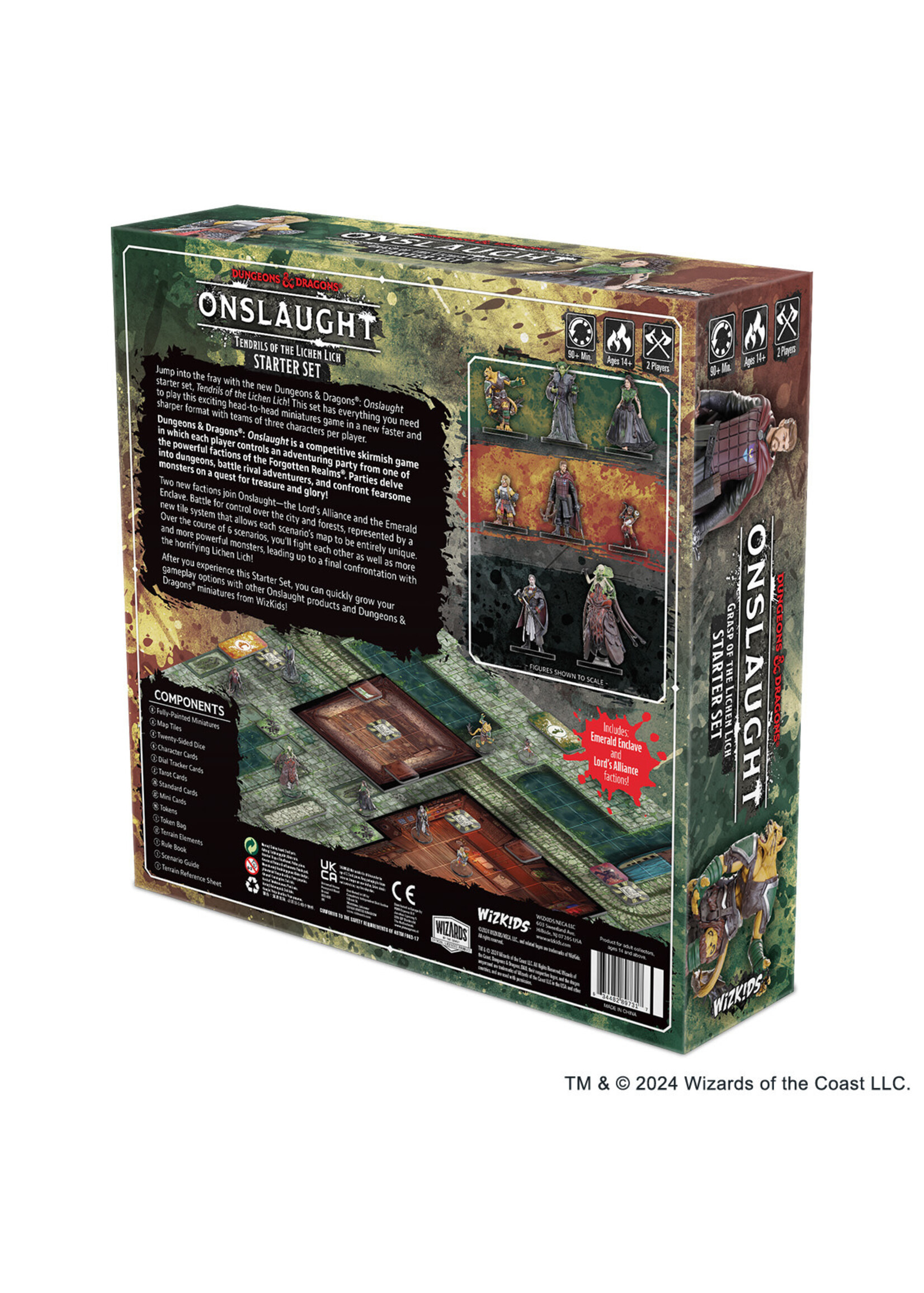 DND ONSLAUGHT TENDRILS OF THE LICHEN LICH STARTER SET