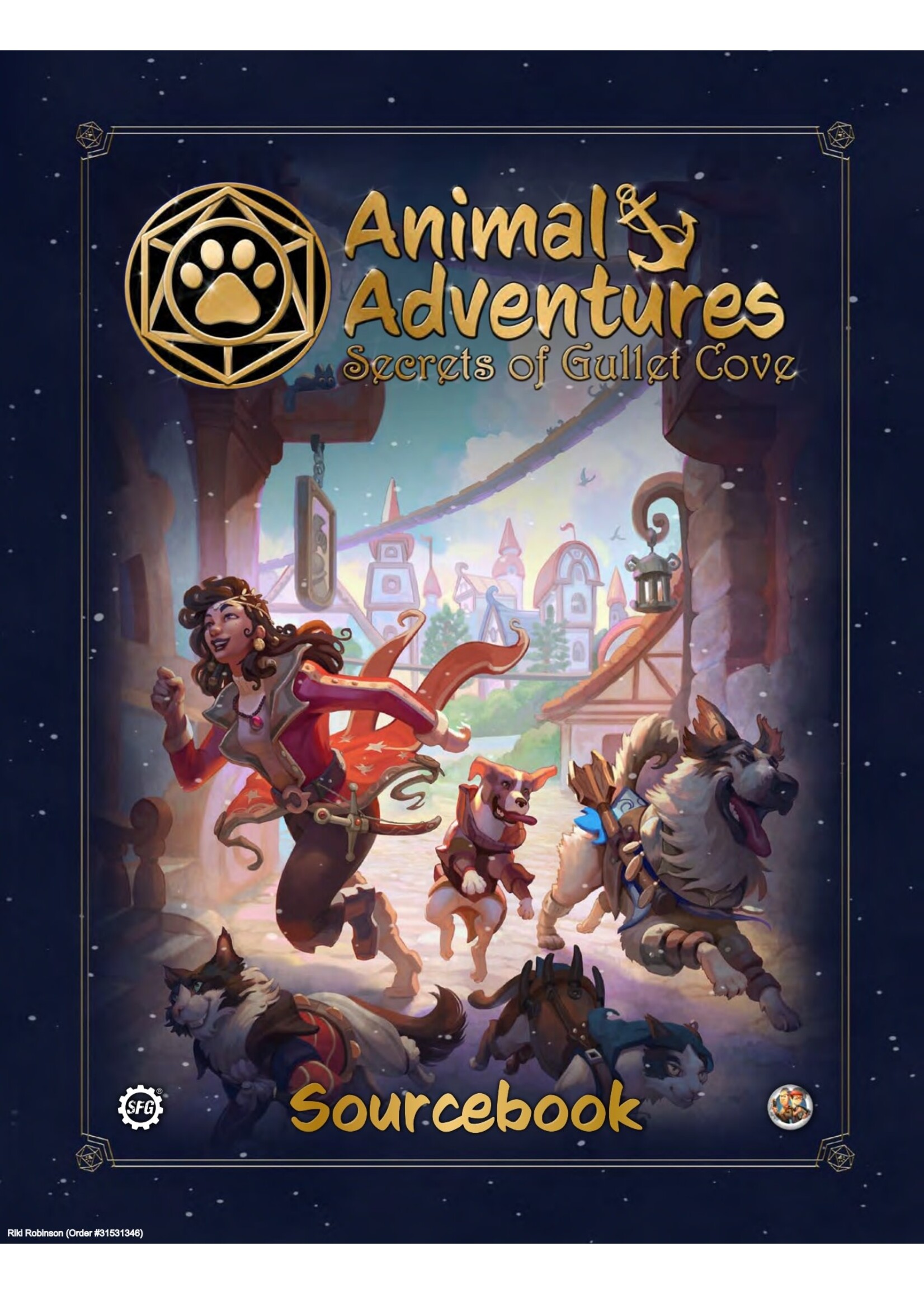 STEAMFORGED GAMES ANIMAL ADVENTURES THE SECRETS OF GULLET COVE HC