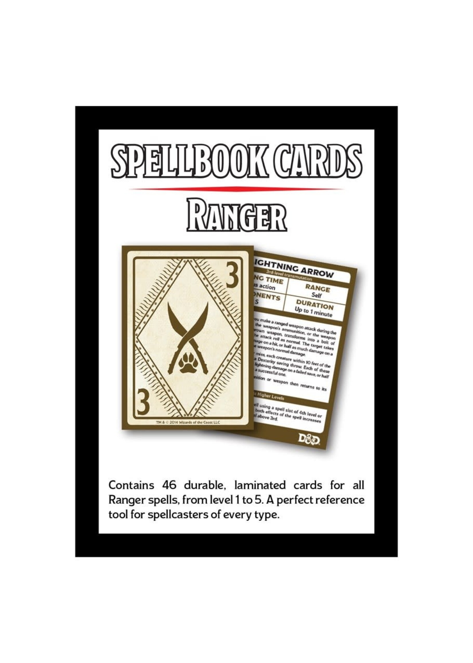 GALE FORCE NINE D&D SPELLBOOK CARDS RANGER
