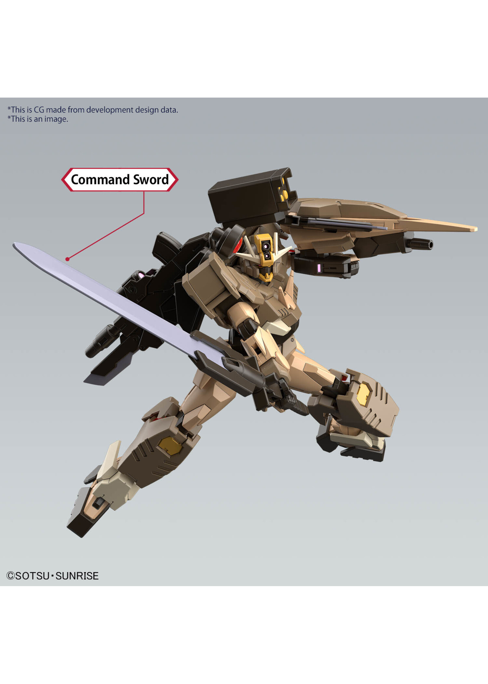 GUNDAM 00 COMMAND QANT DESERT TYPE HG 1/144 MDL KIT