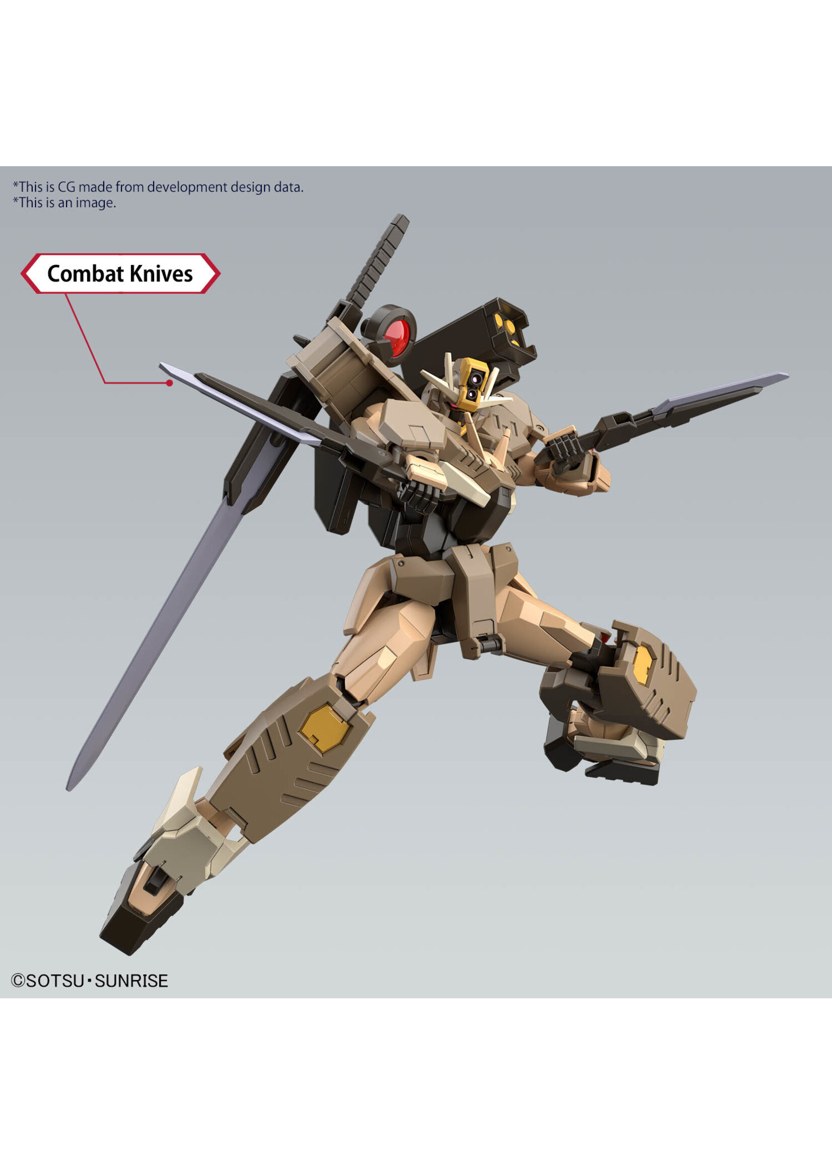 GUNDAM 00 COMMAND QANT DESERT TYPE HG 1/144 MDL KIT