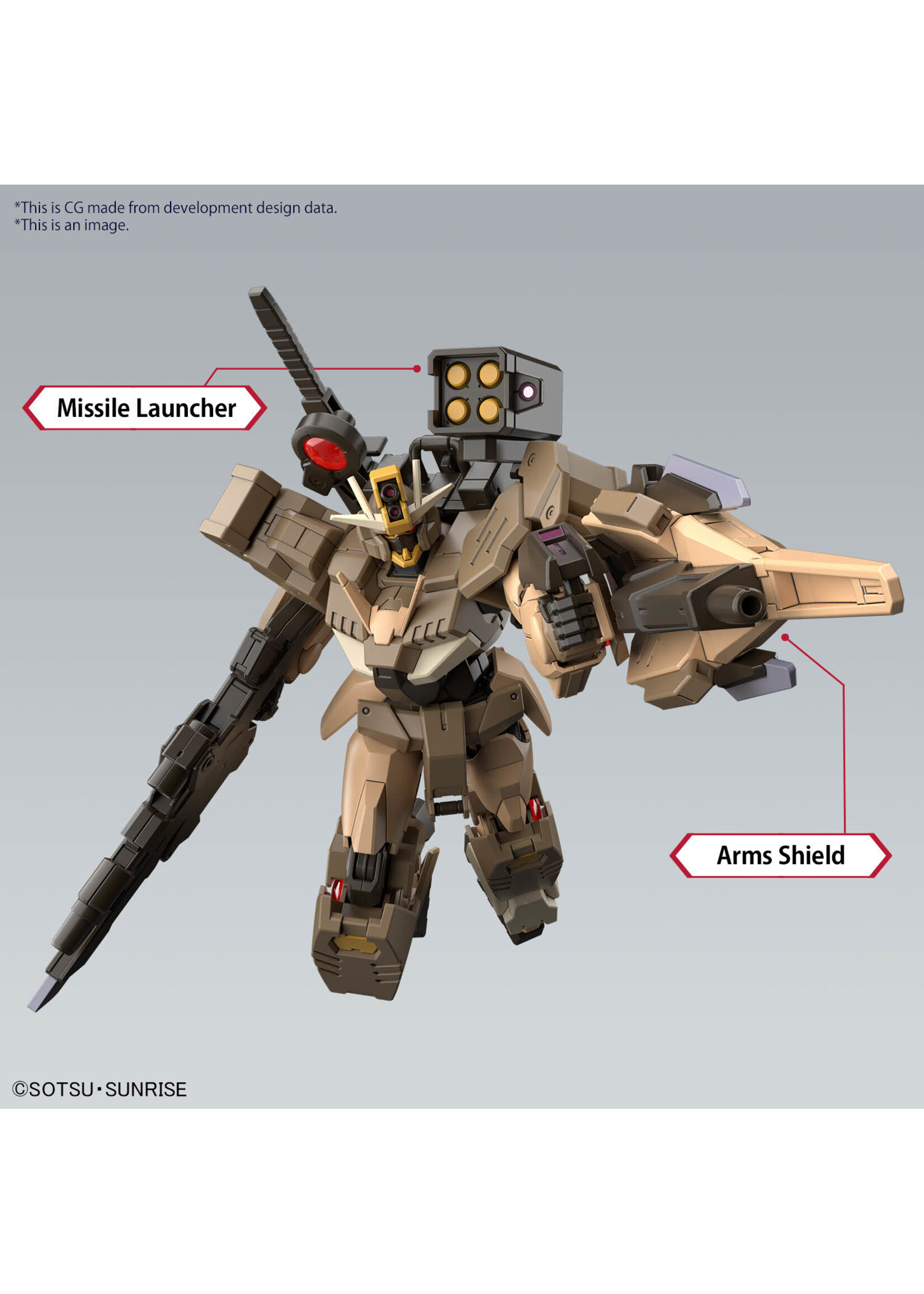 GUNDAM 00 COMMAND QANT DESERT TYPE HG 1/144 MDL KIT