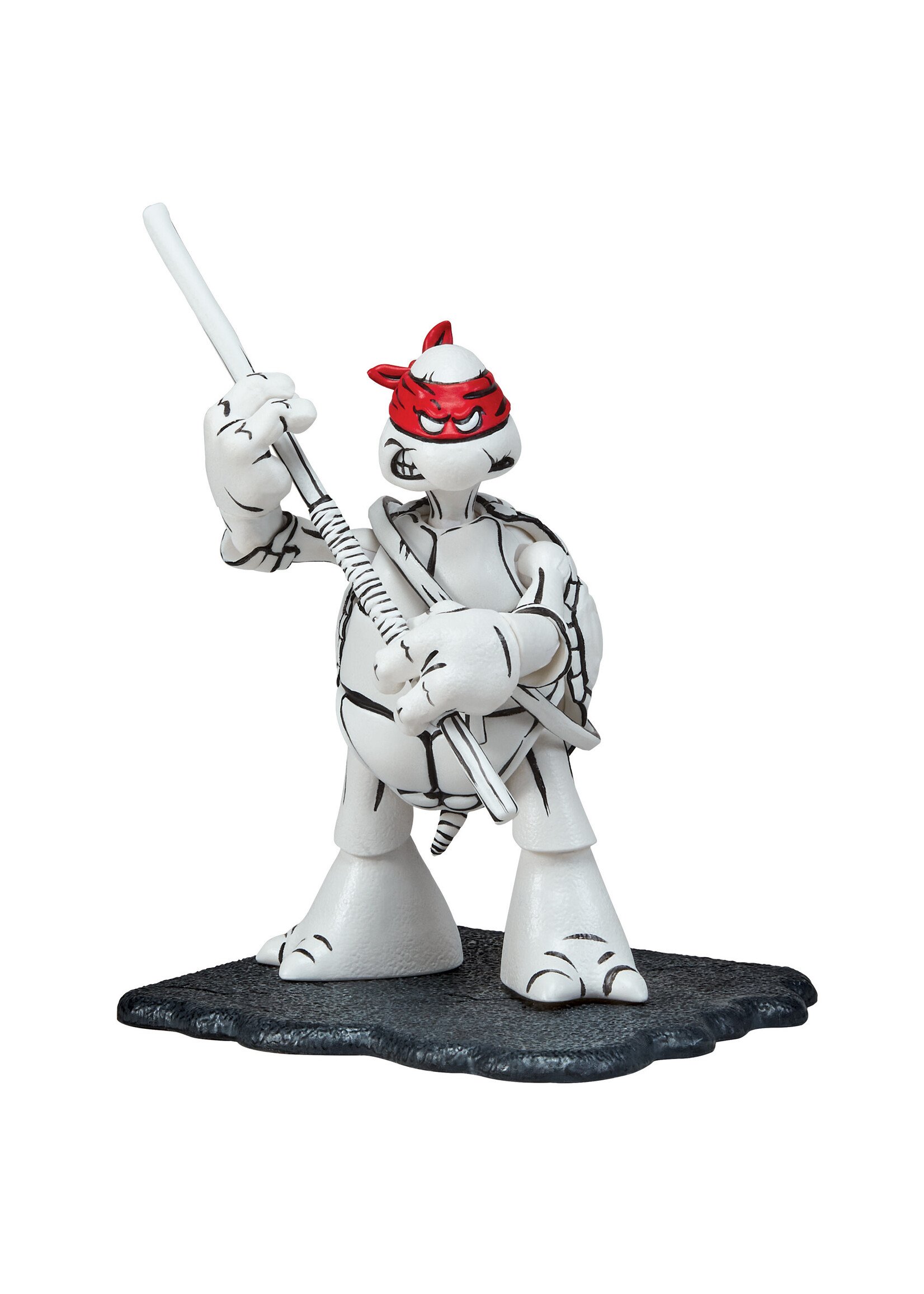 TMNT BLACK & WHITE ORIGINAL SKETCH DONATELLO PX AF