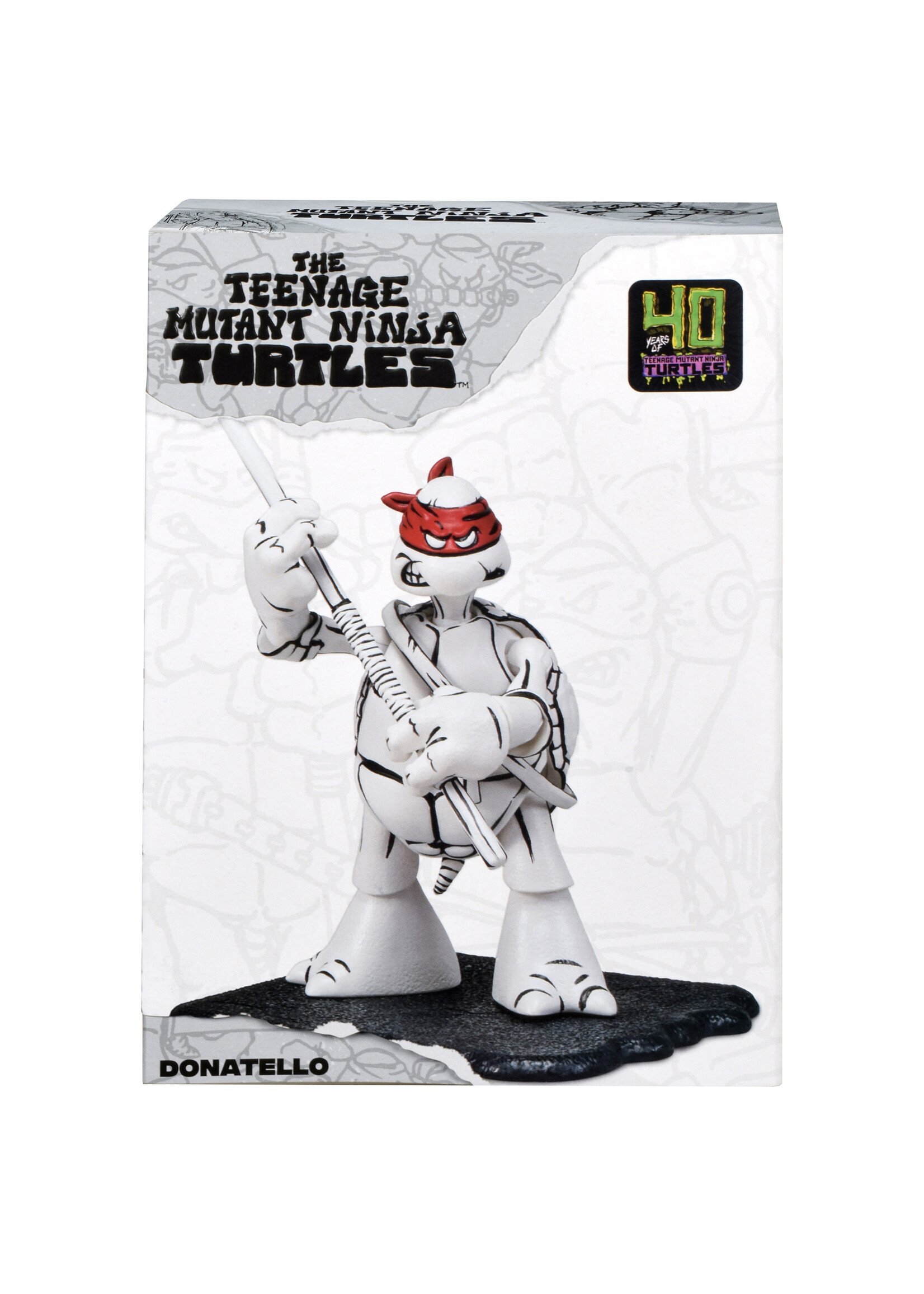 TMNT BLACK & WHITE ORIGINAL SKETCH DONATELLO PX AF