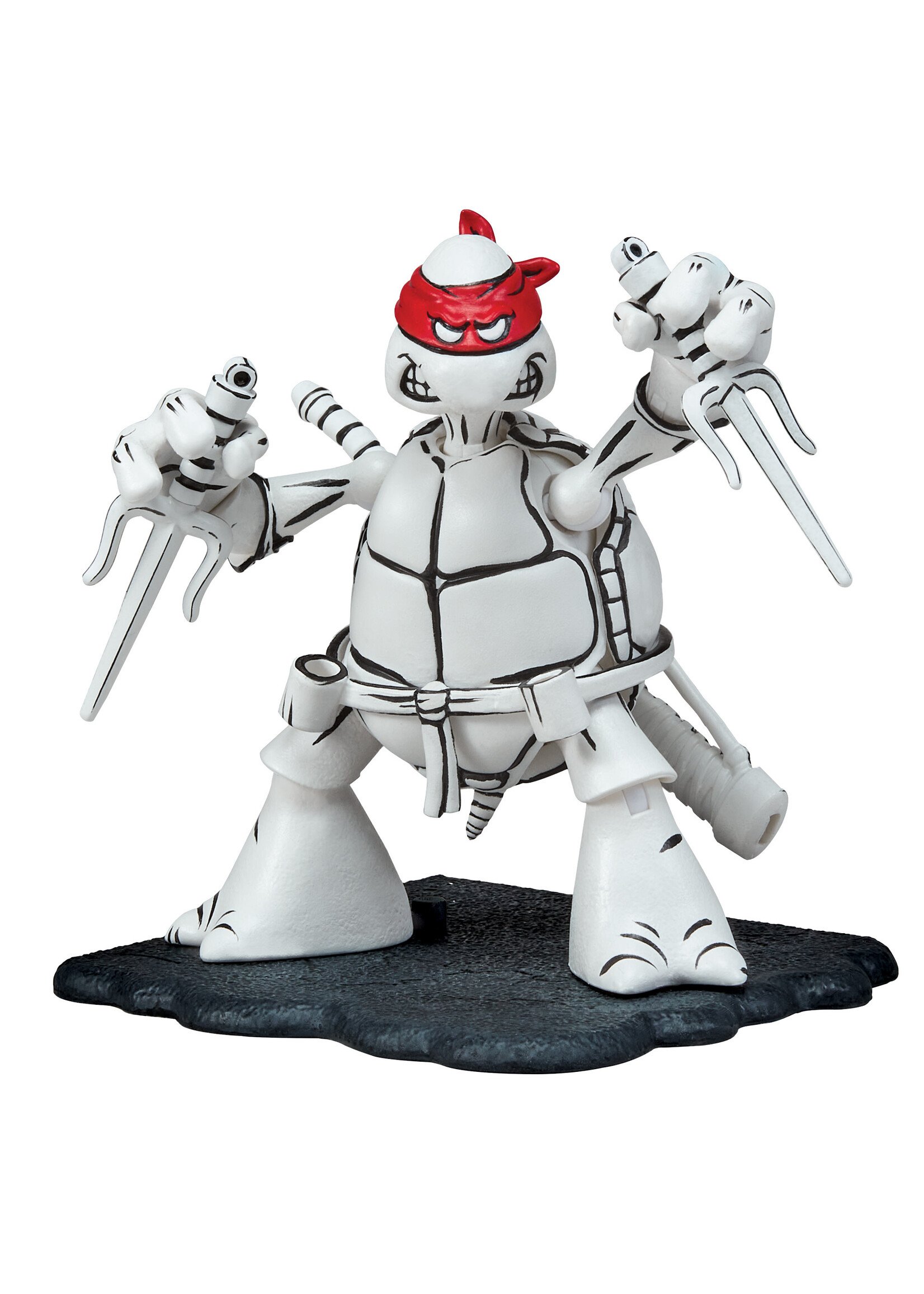 TMNT BLACK & WHITE ORIGINAL SKETCH RAPHAEL PX AF