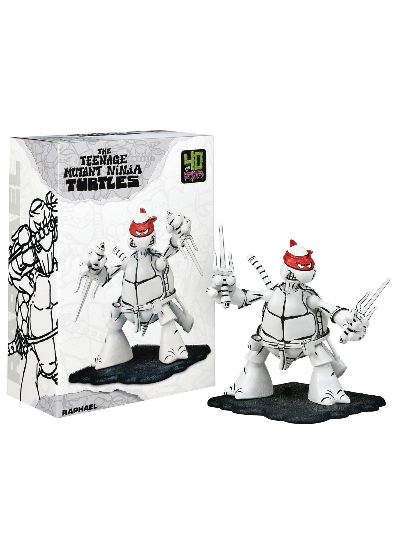 TMNT BLACK & WHITE ORIGINAL SKETCH RAPHAEL PX AF