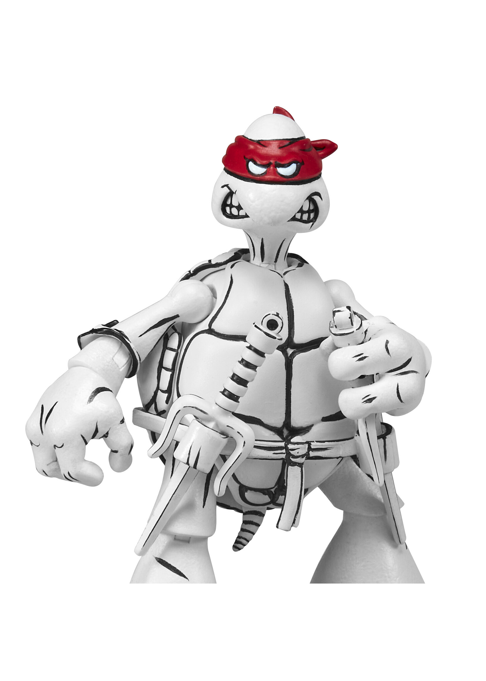 TMNT BLACK & WHITE ORIGINAL SKETCH RAPHAEL PX AF