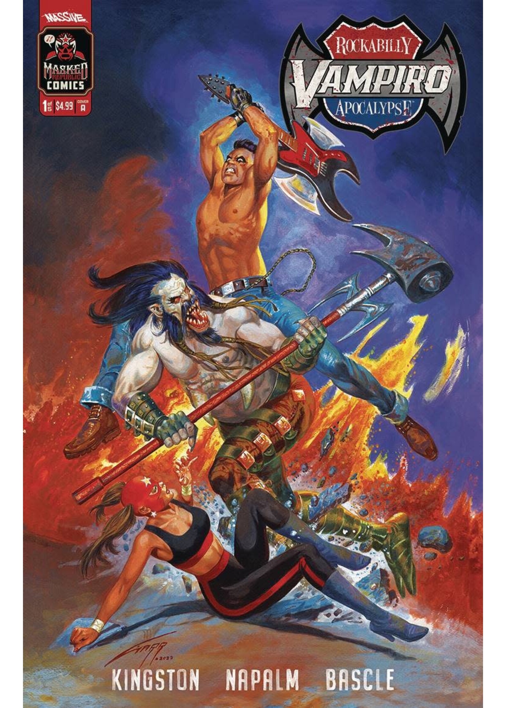 MASSIVE VAMPIRO ROCKABILLY APOCALYPSE #1 (OF 5) CVR A GALLUR (MR)