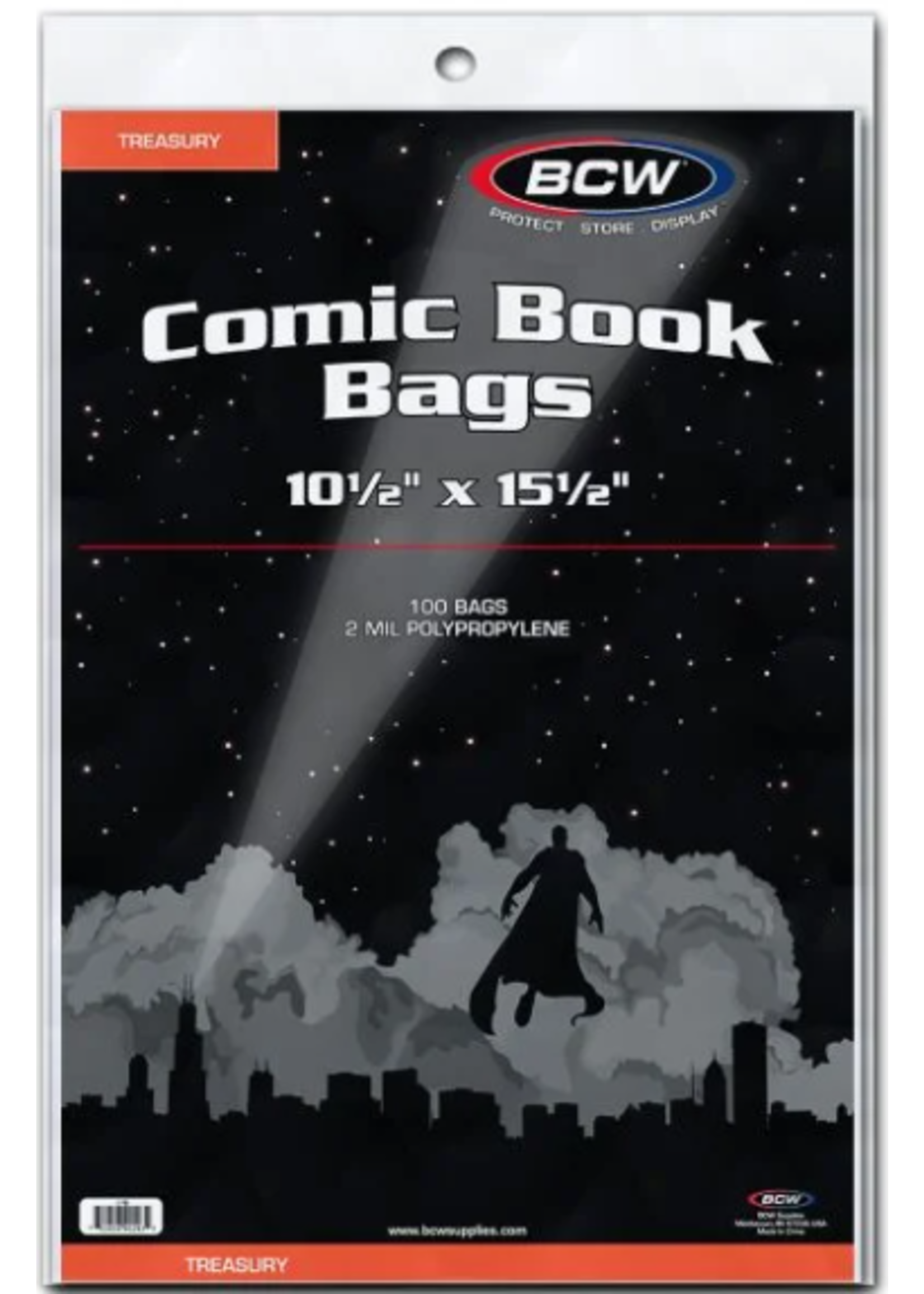 . BCW COMIC BOOK BAGS TREASURY