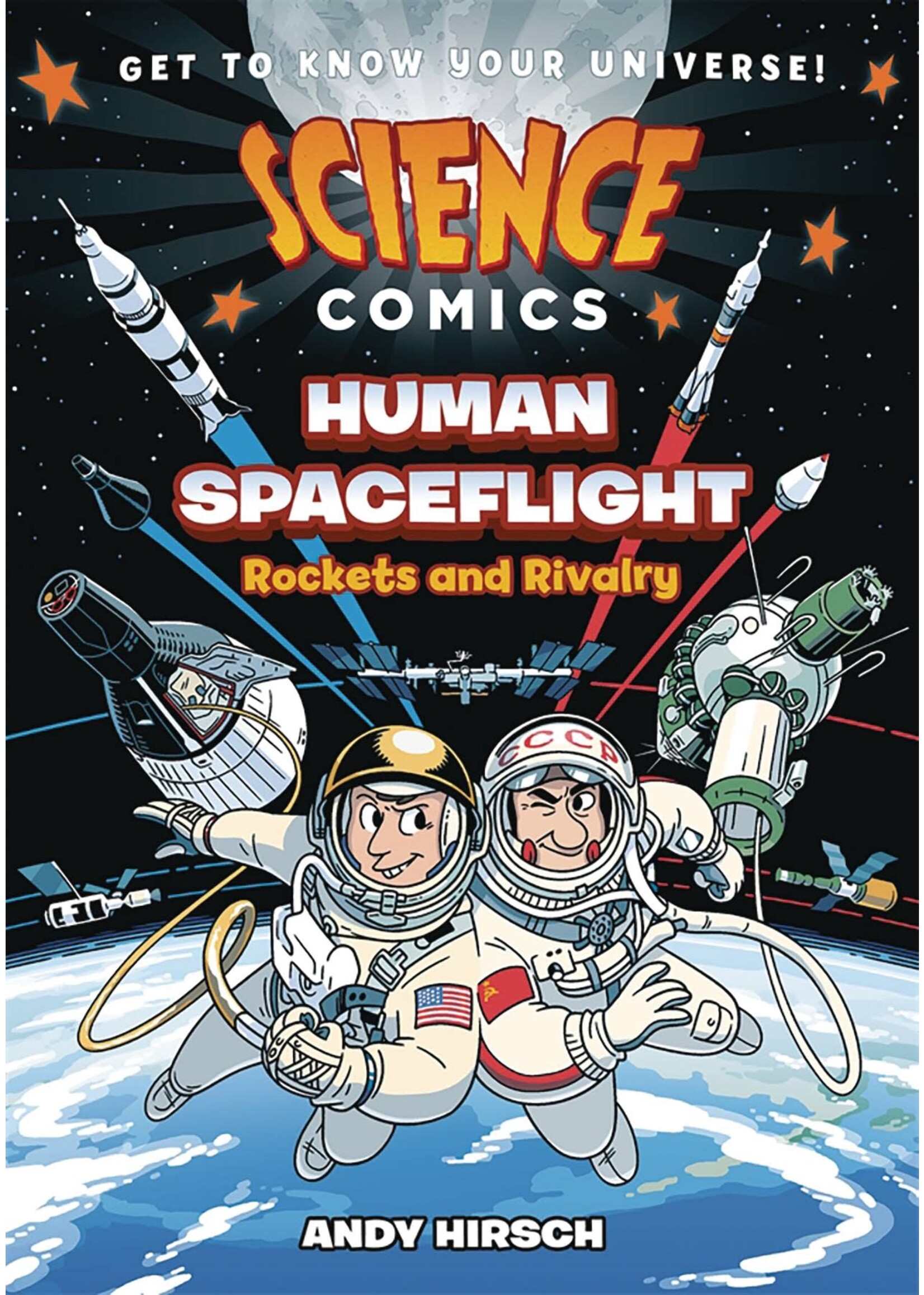 FIRST SECOND BOOKS SCIENCE COMICS HUMAN SPACEFLIGHT GN