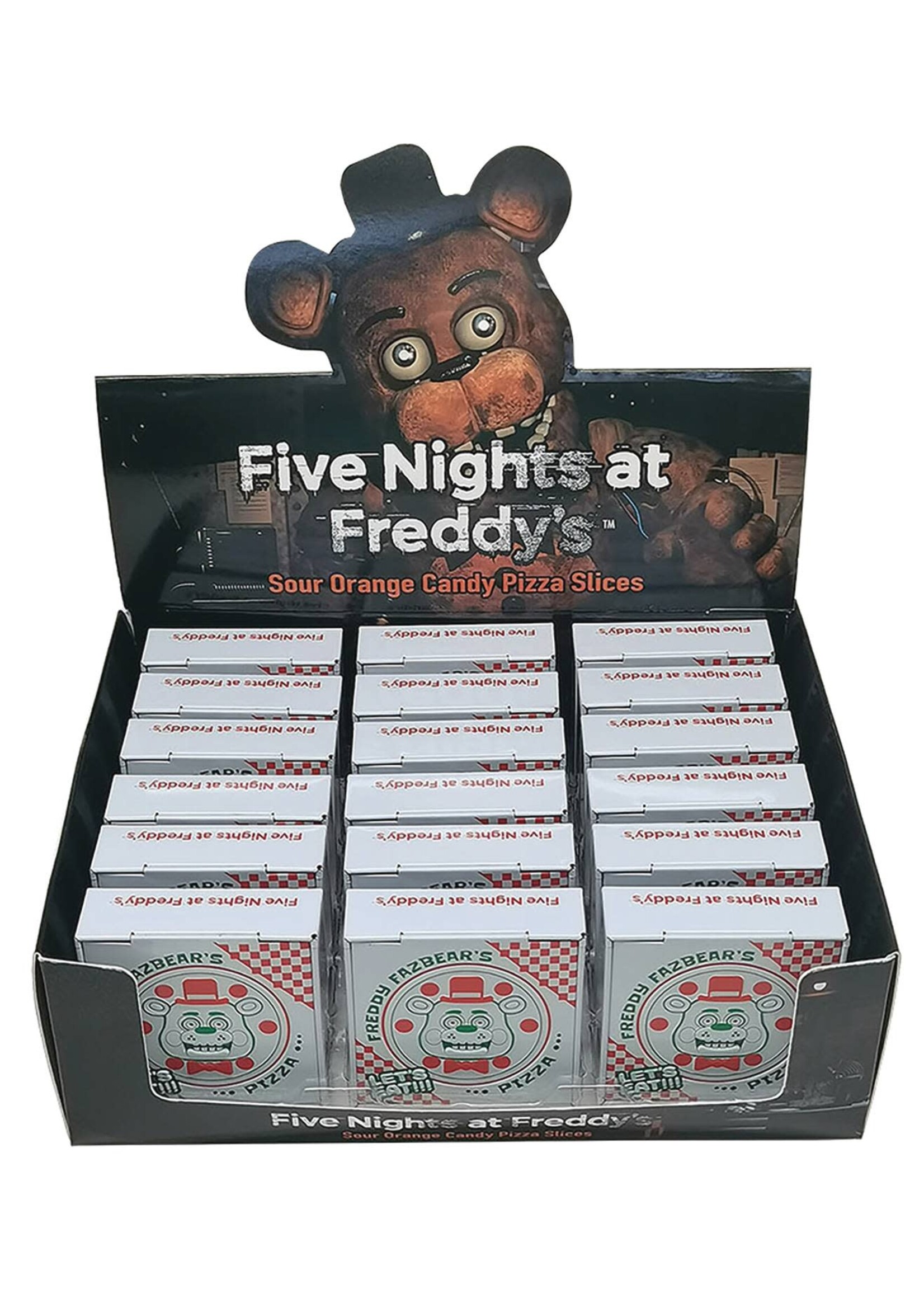 FIVE NIGHTS AT FREDDYS PIZZA BOX CANDY TIN