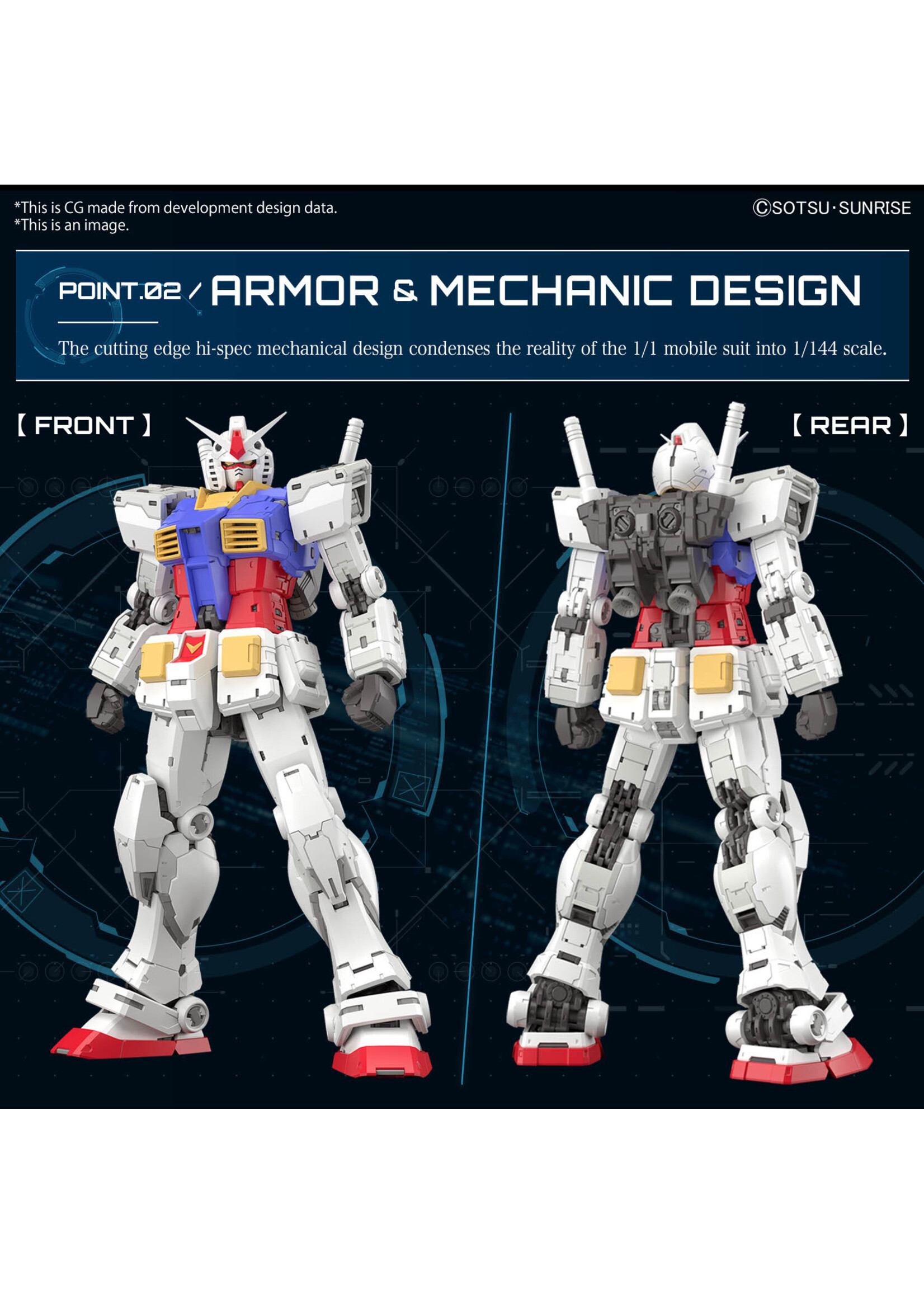 RX-78-2 GUNDAM RG 1/144 MDL KIT (VER. 2.0)