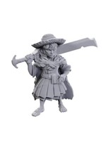 PATHFINDER UNPAINTED MINIS WV23 FEMALE HALFLING MAGUS LOW-LEVEL