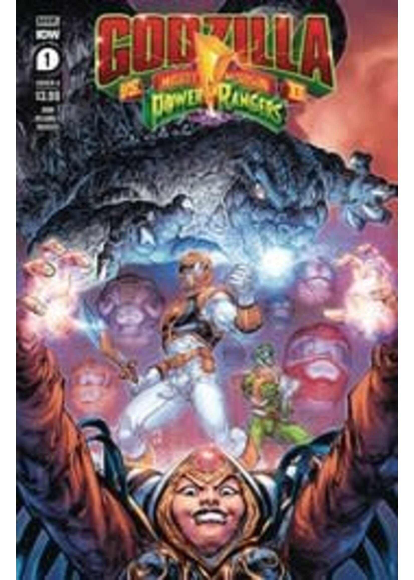 ABRAMS GODZILLA VS MMPR II complete 5 issue series