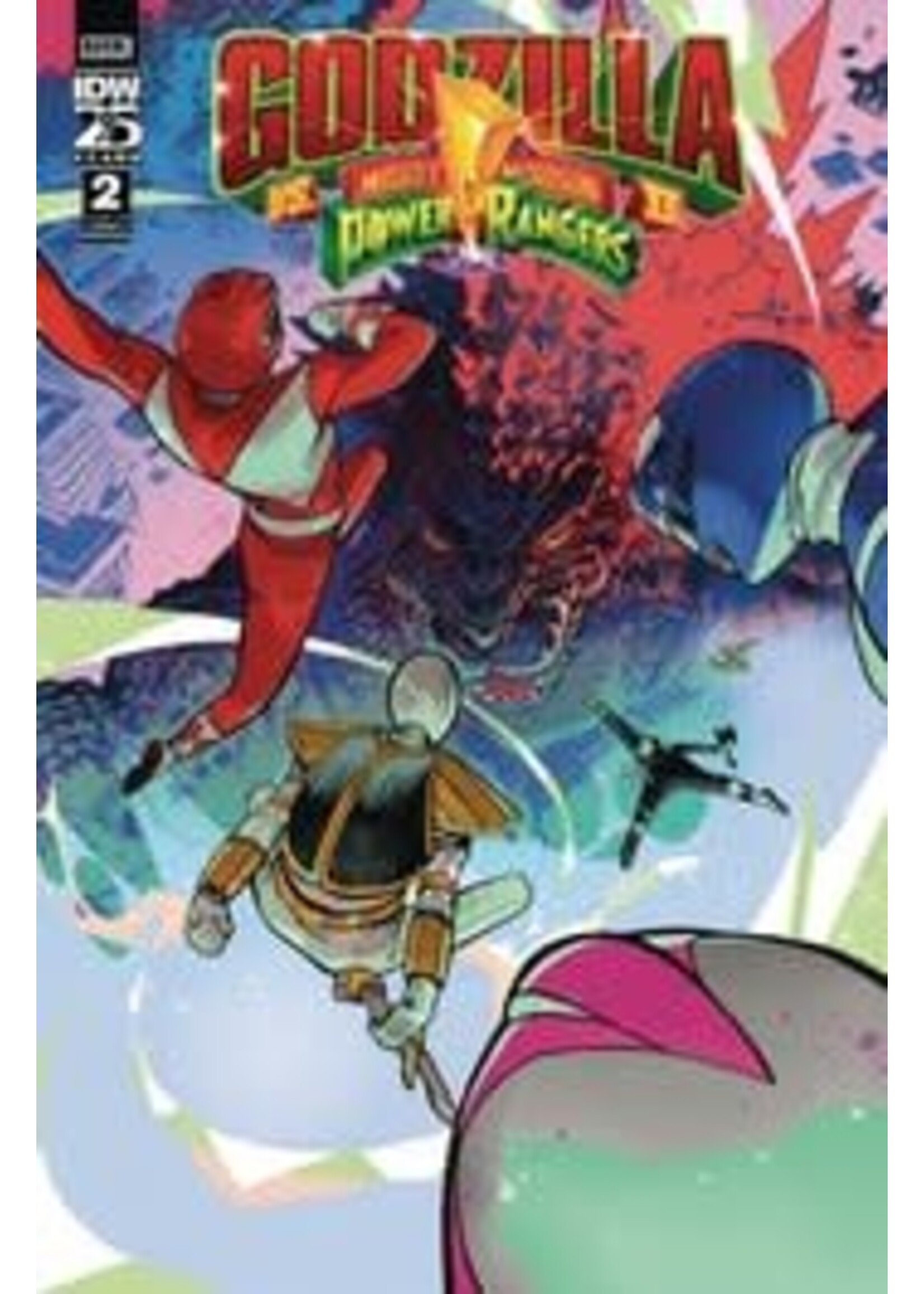 ABRAMS GODZILLA VS MMPR II complete 5 issue series