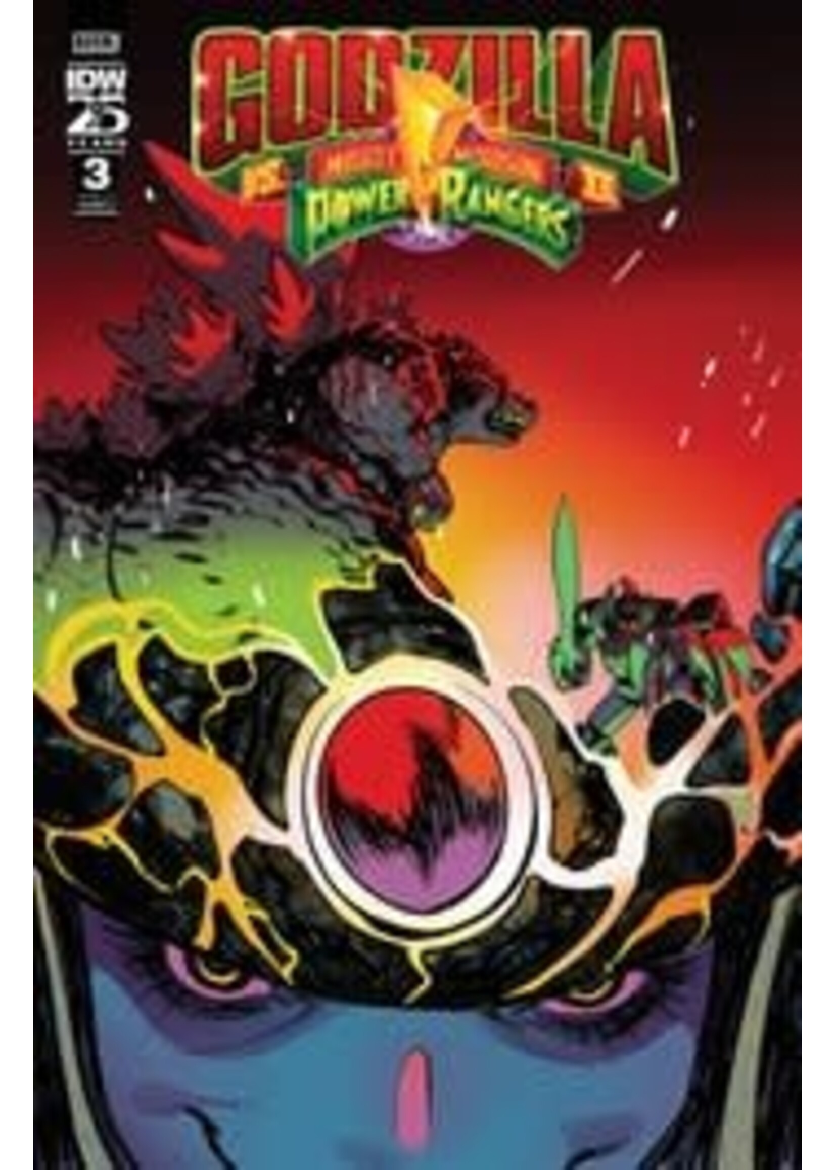 ABRAMS GODZILLA VS MMPR II complete 5 issue series