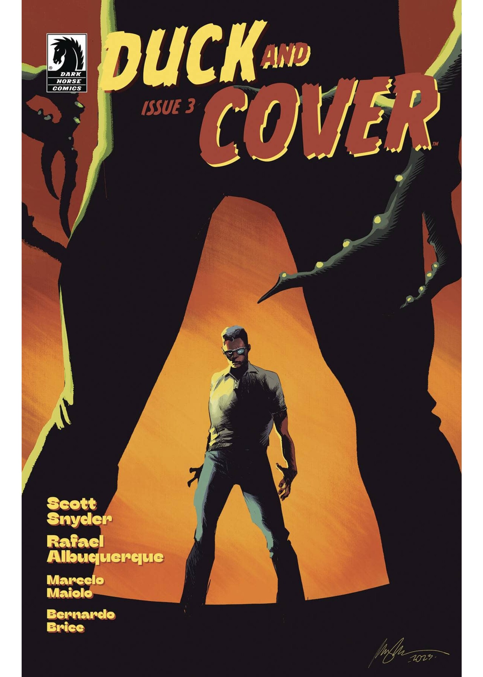 DARK HORSE DUCK & COVER #3 CVR A ALBUQUERQUE