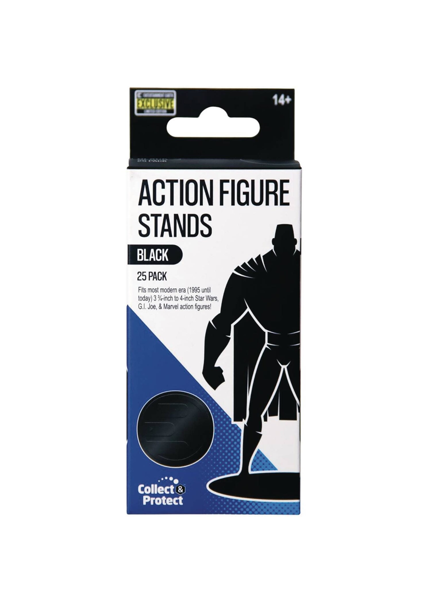 ACTION FIGURE BLACK 25PC STAND PACK