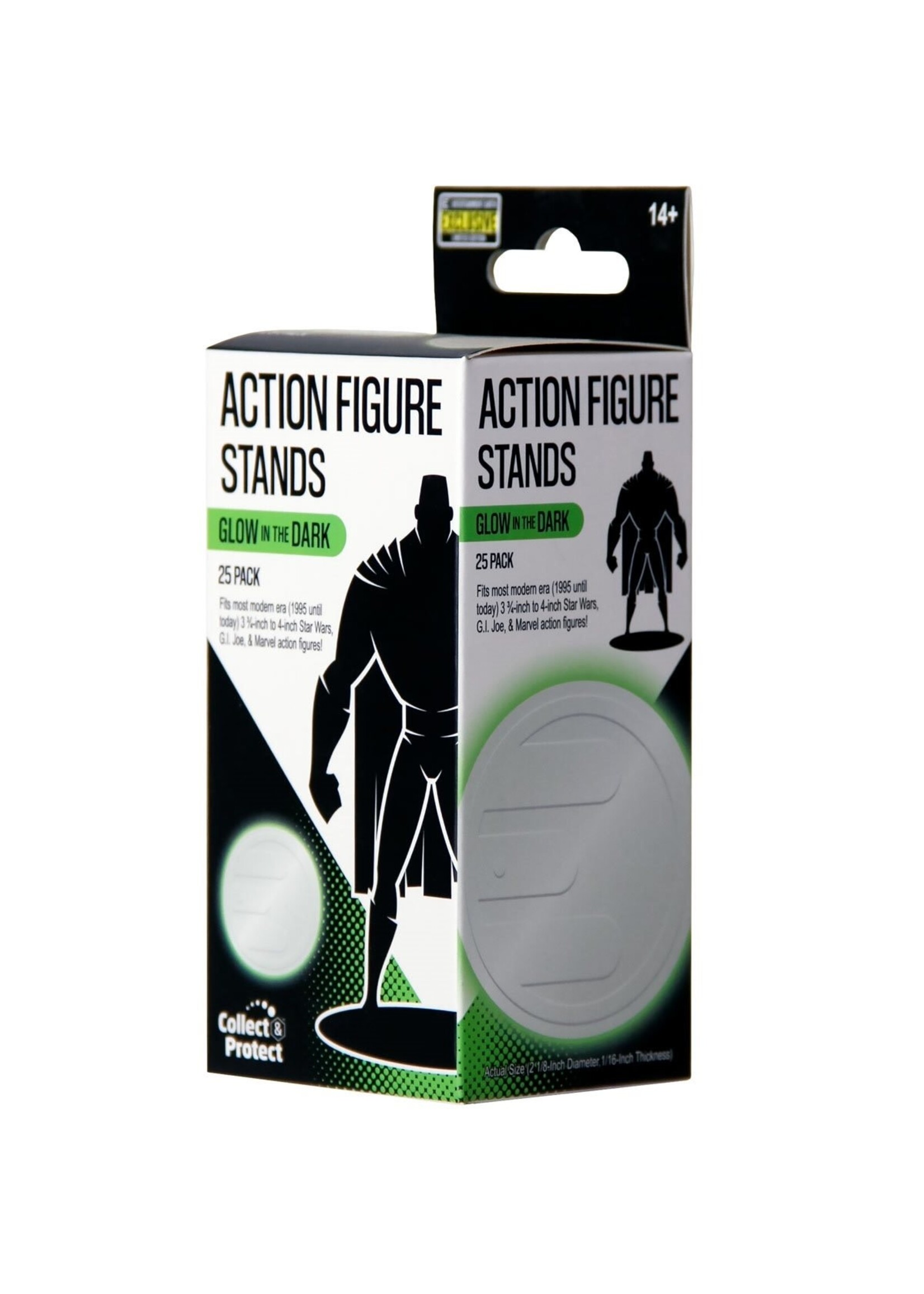 ACTION FIGURE GLOW IN THE DARK 25PC STAND PACK