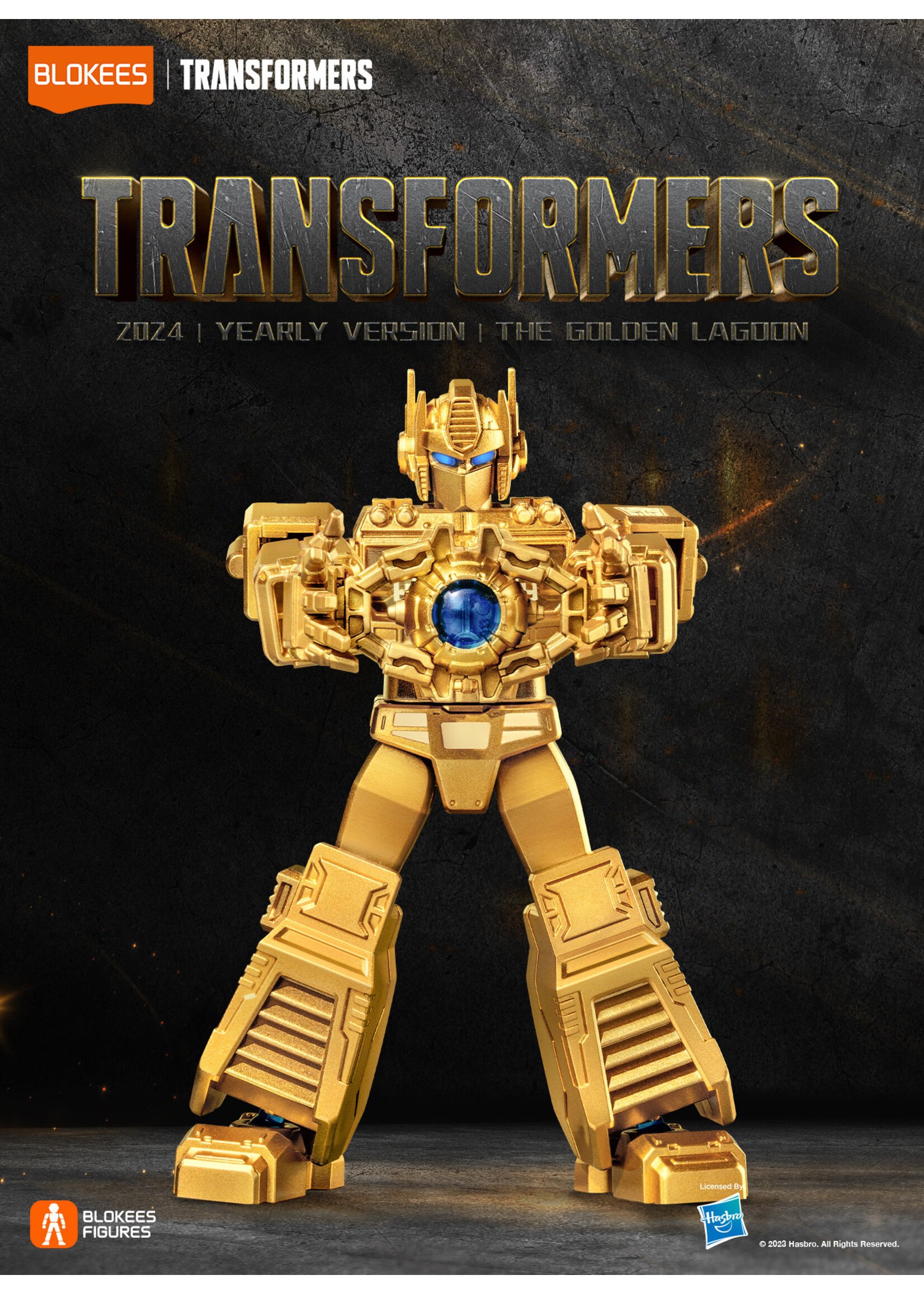 BLOKEES TRANSFORMERS LTD ED GOLD SERIES MODEL KIT BOX SET