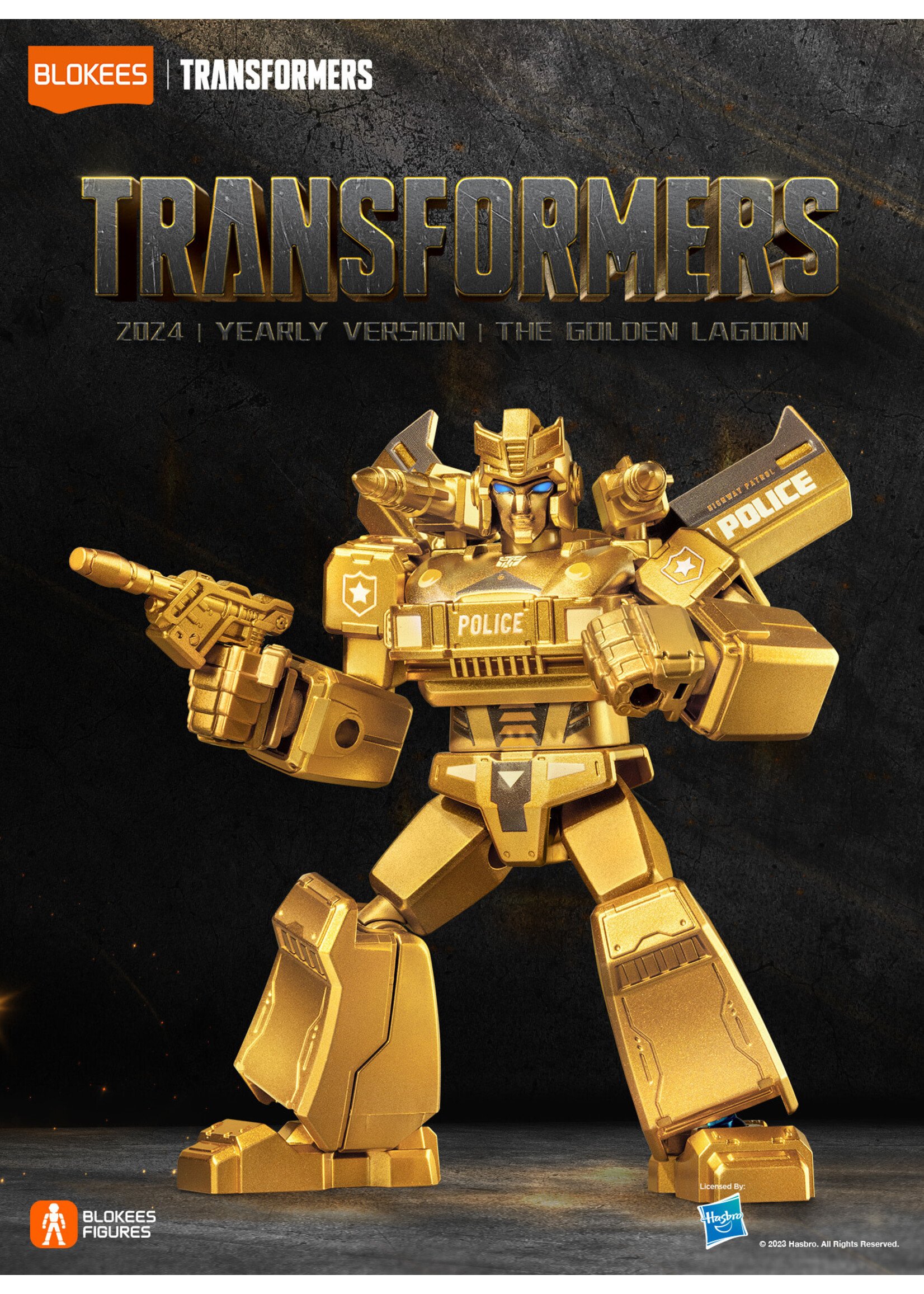 BLOKEES TRANSFORMERS LTD ED GOLD SERIES MODEL KIT BOX SET