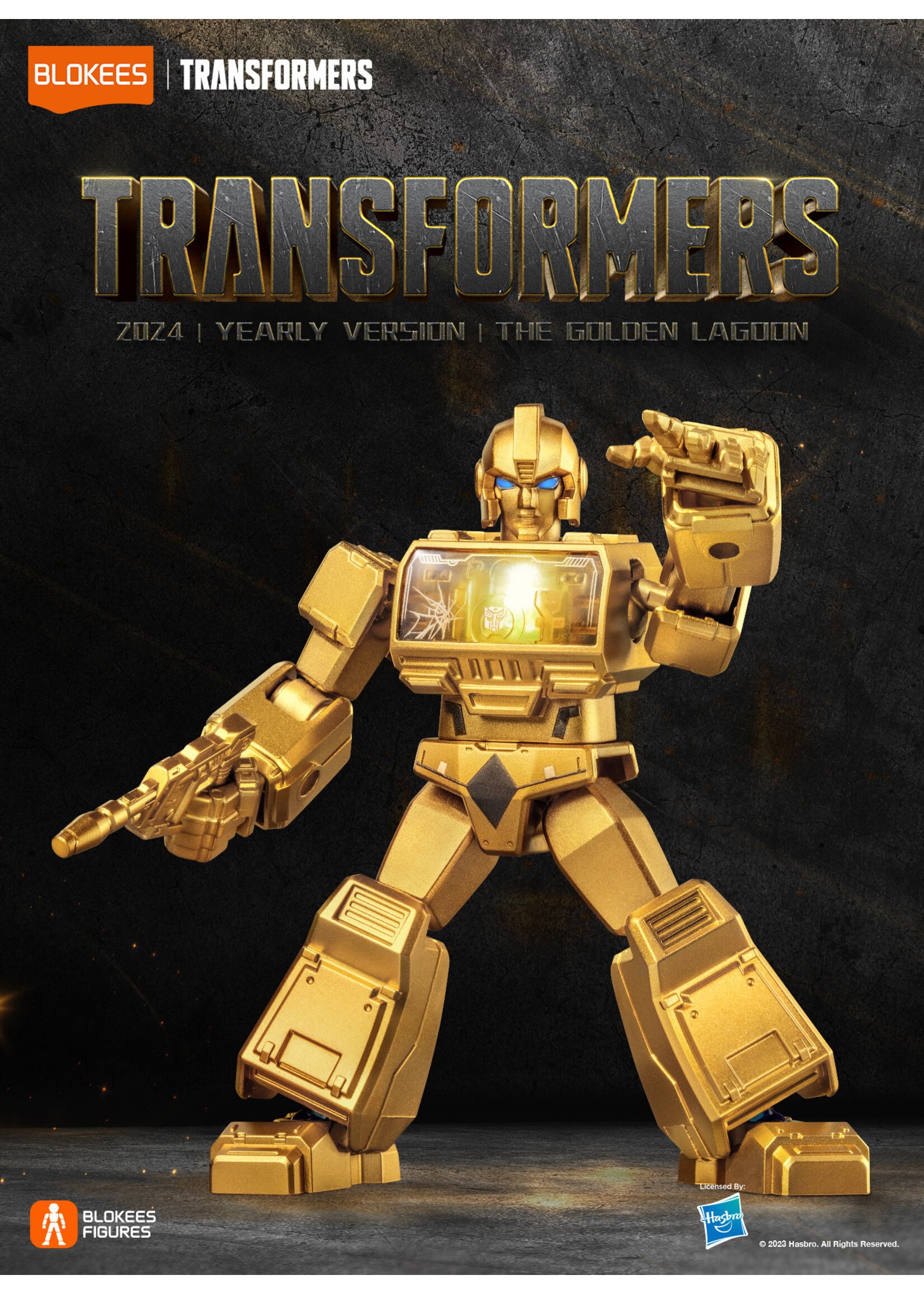 BLOKEES TRANSFORMERS LTD ED GOLD SERIES MODEL KIT BOX SET