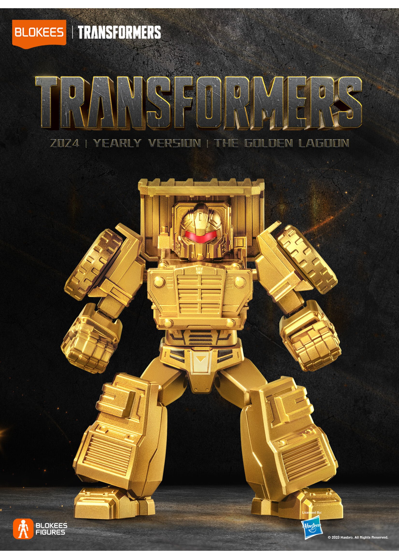 BLOKEES TRANSFORMERS LTD ED GOLD SERIES MODEL KIT BOX SET
