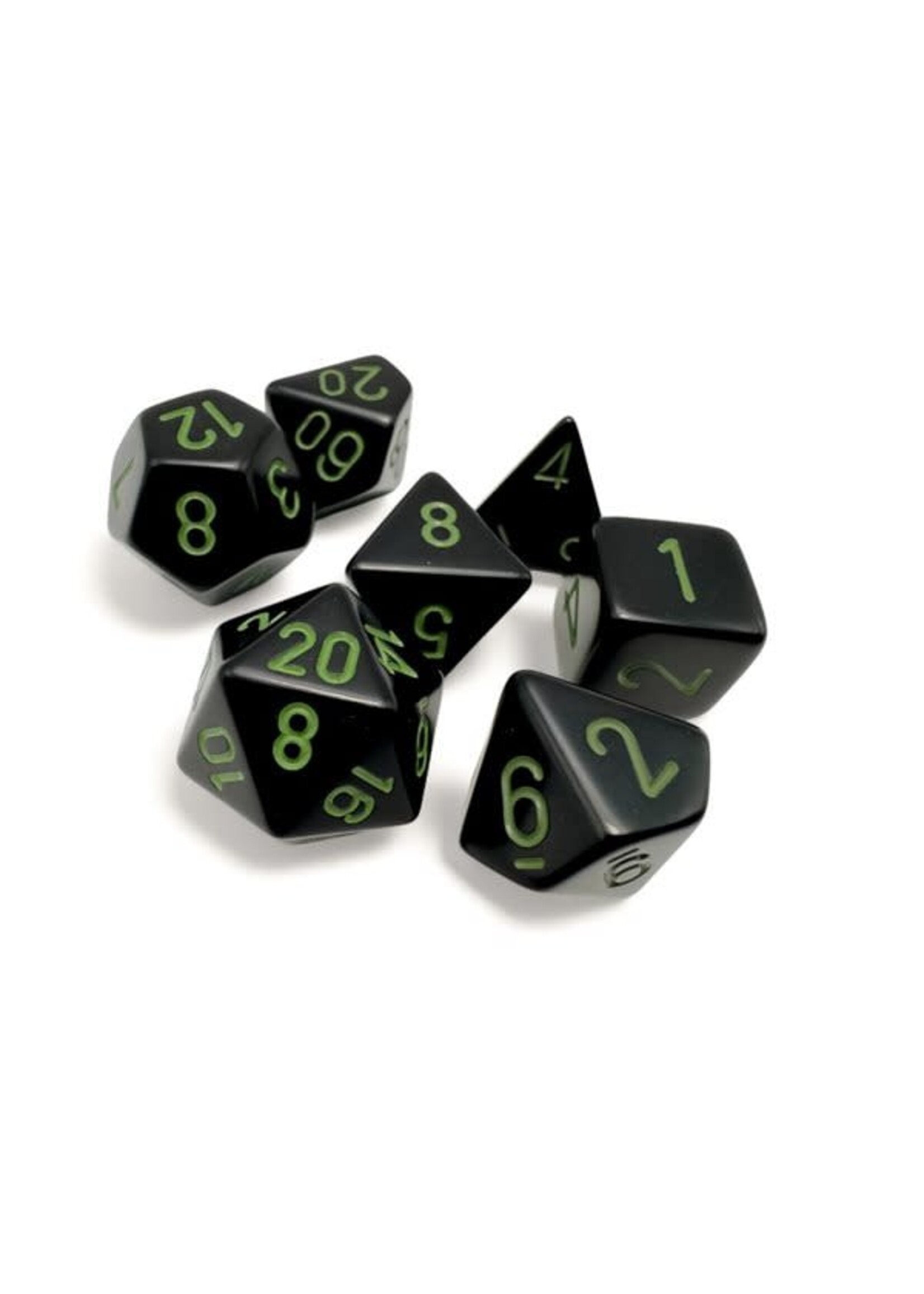 OPAQUE 7-DIE SET BLACK/GREEN
