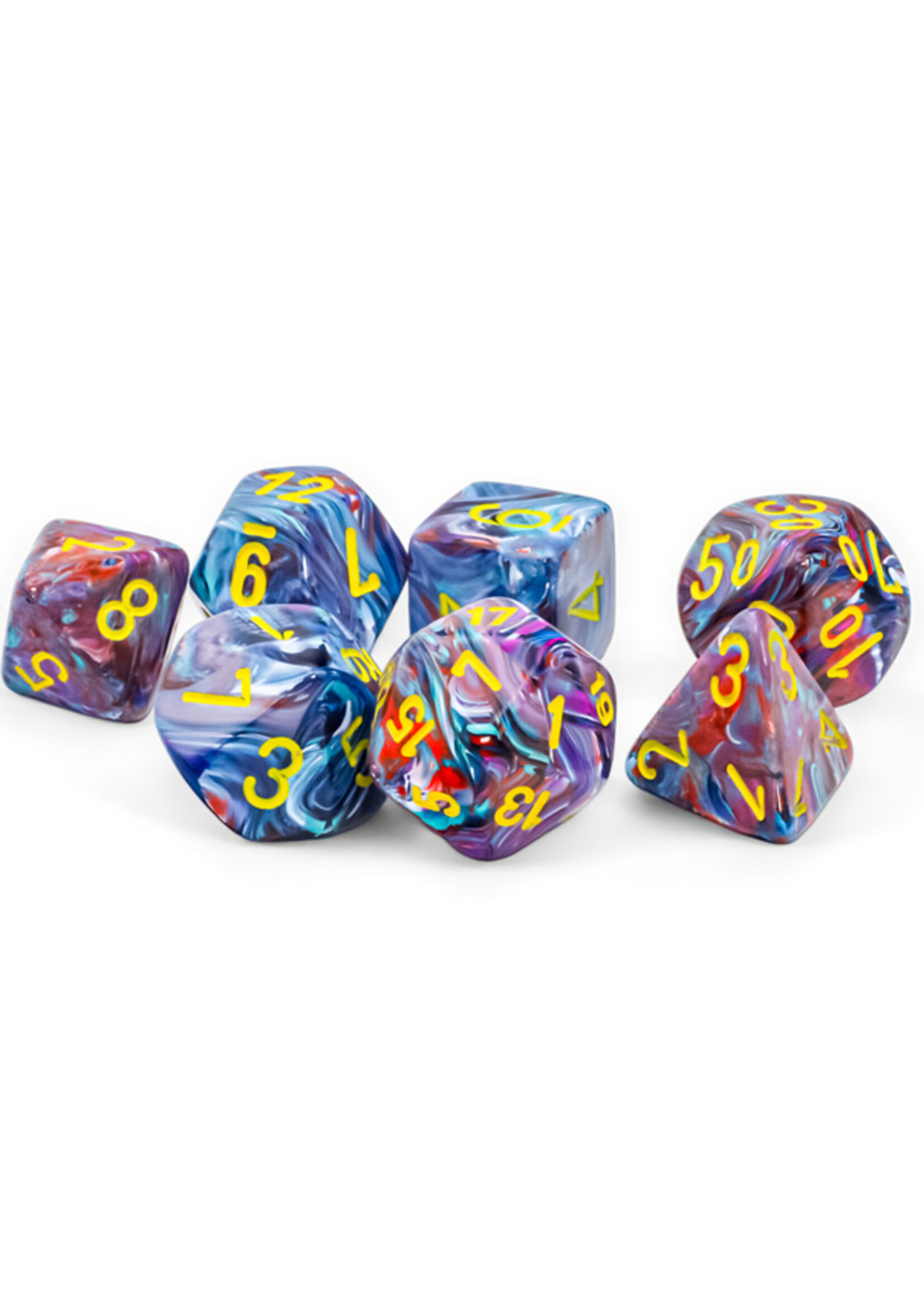 FESTIVE 7PC MEGA-HEDRAL MOSAIC/YELLOW