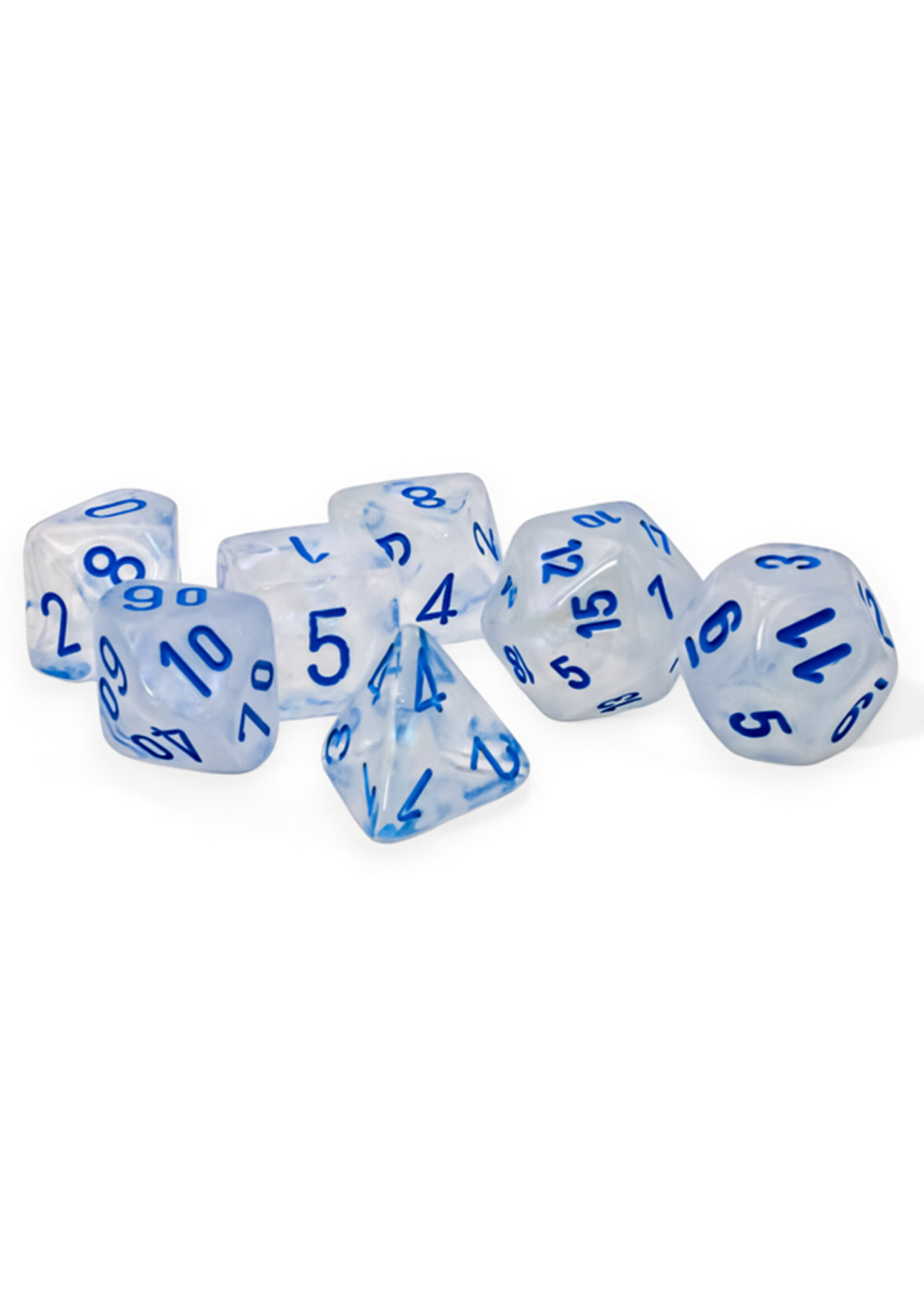 BOREALIS 7PC MEGA-HEDRAL ICICLE/LIGHT BLUE LUMINARY