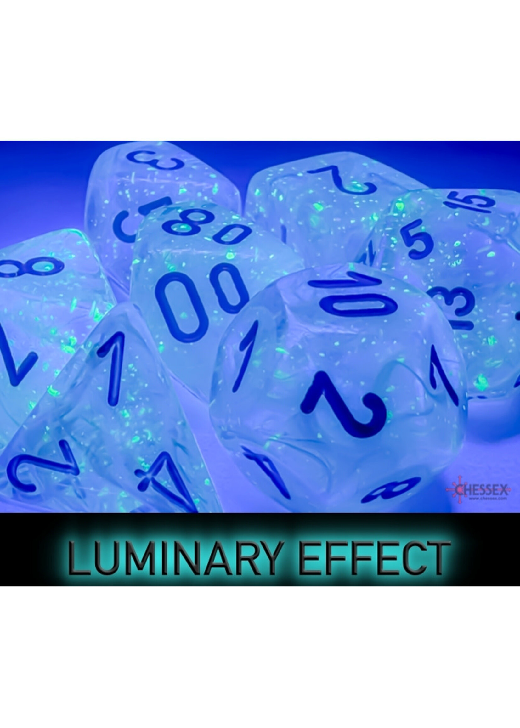 BOREALIS 7PC MEGA-HEDRAL ICICLE/LIGHT BLUE LUMINARY