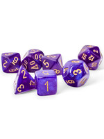 BOREALIS 7PC MEGA-HEDRAL ROYAL PURPLE/GOLD LUMINARY