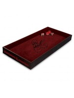 DICE TRAY D&D TRAY OF ROLLING BLACK & RED