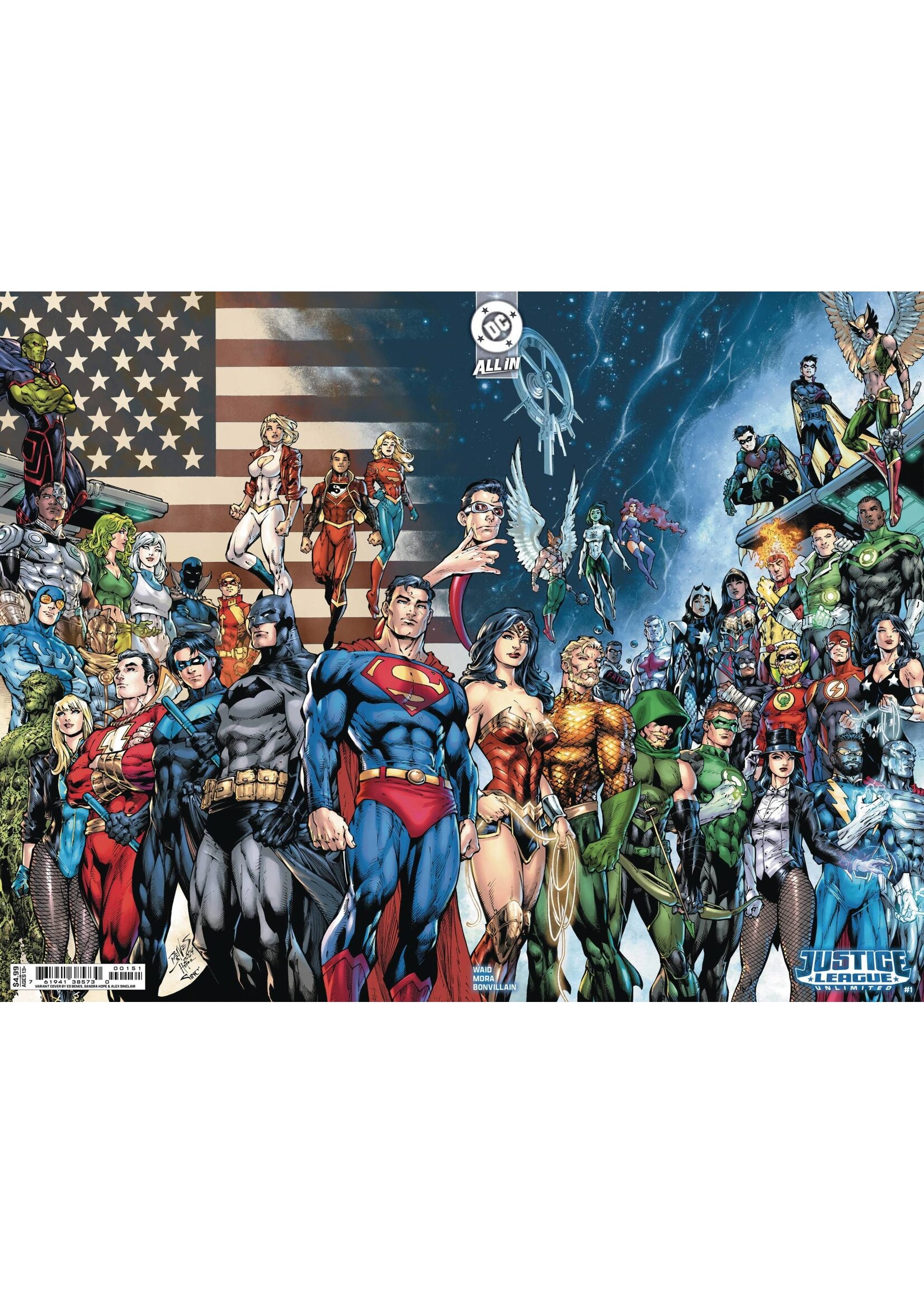 DC COMICS JUSTICE LEAGUE UNLIMITED (2024) 1 BENES Rolling Tales