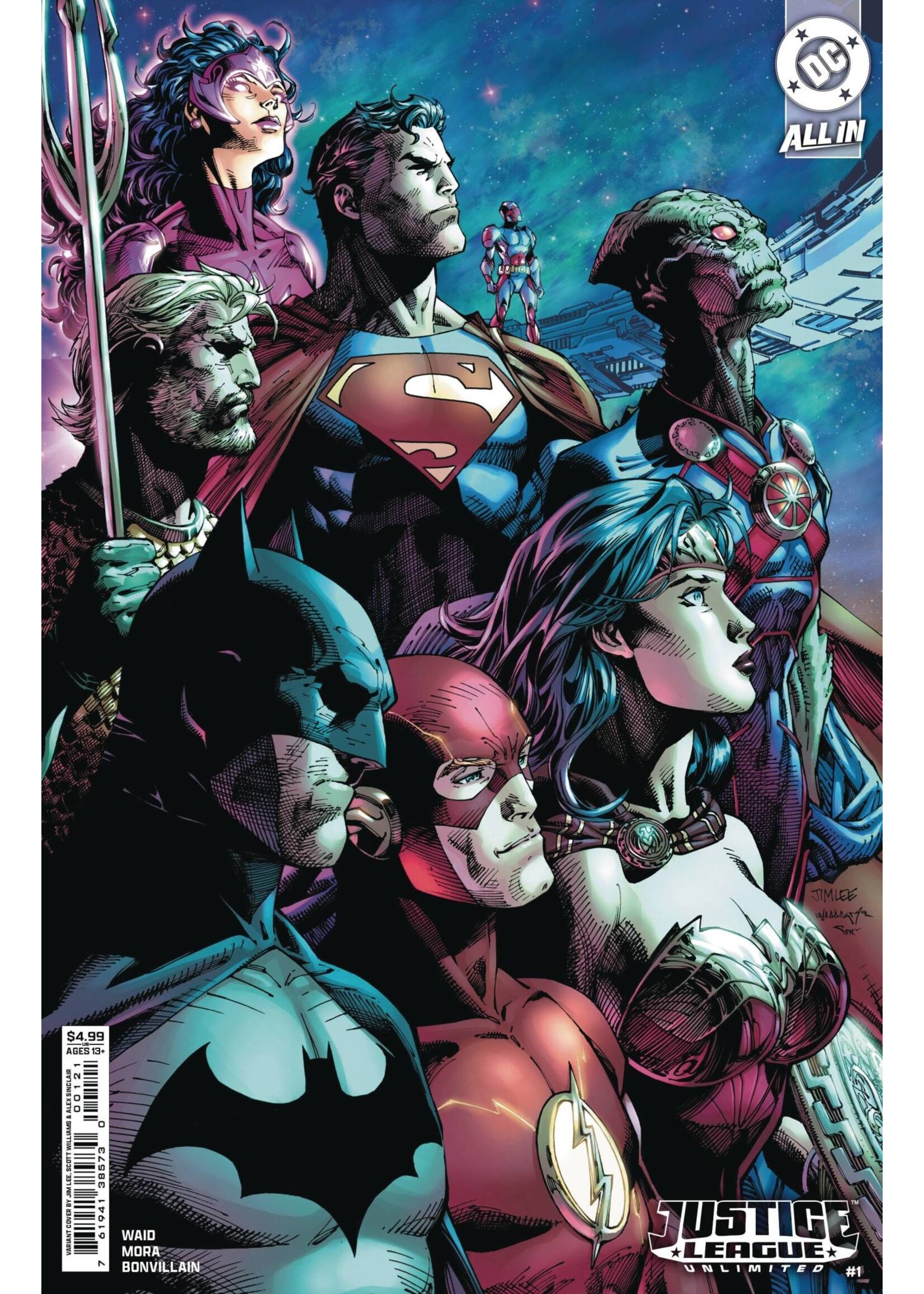 . JUSTICE LEAGUE UNLIMITED (2024) #1 LEE