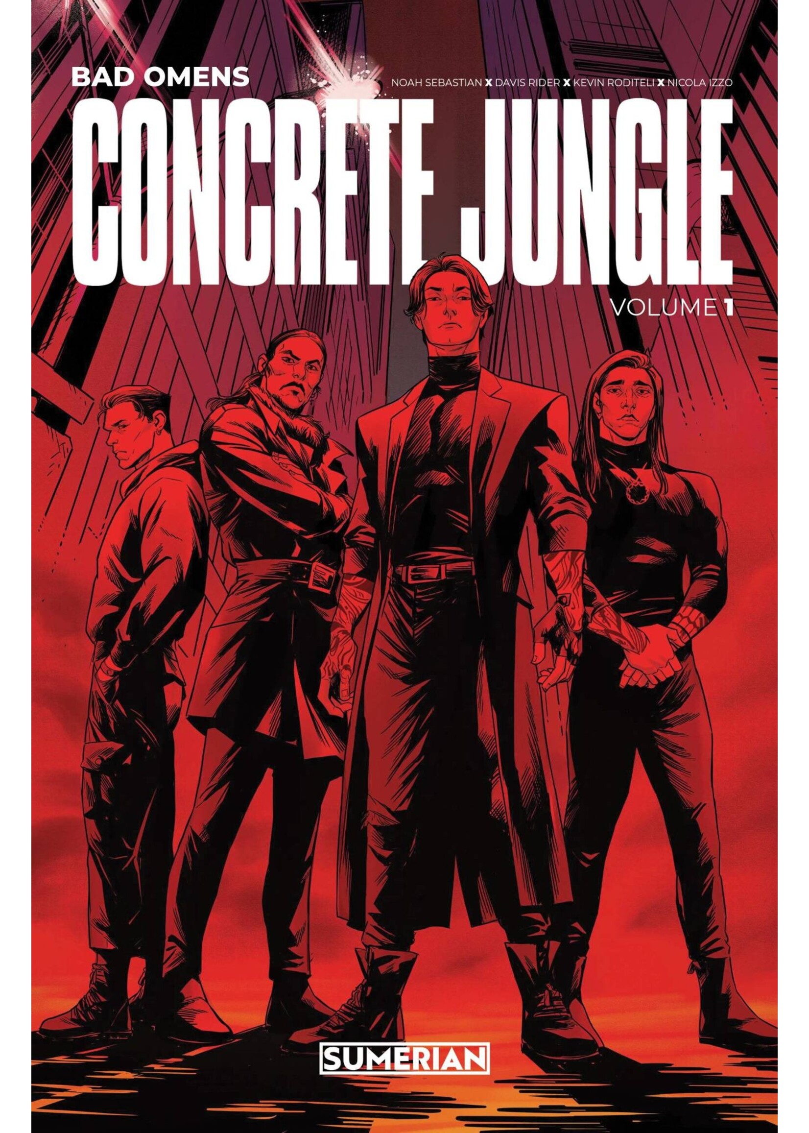 SUMERIAN COMICS BAD OMENS CONCRETE JUNGLE TP VOL 01 (MR)