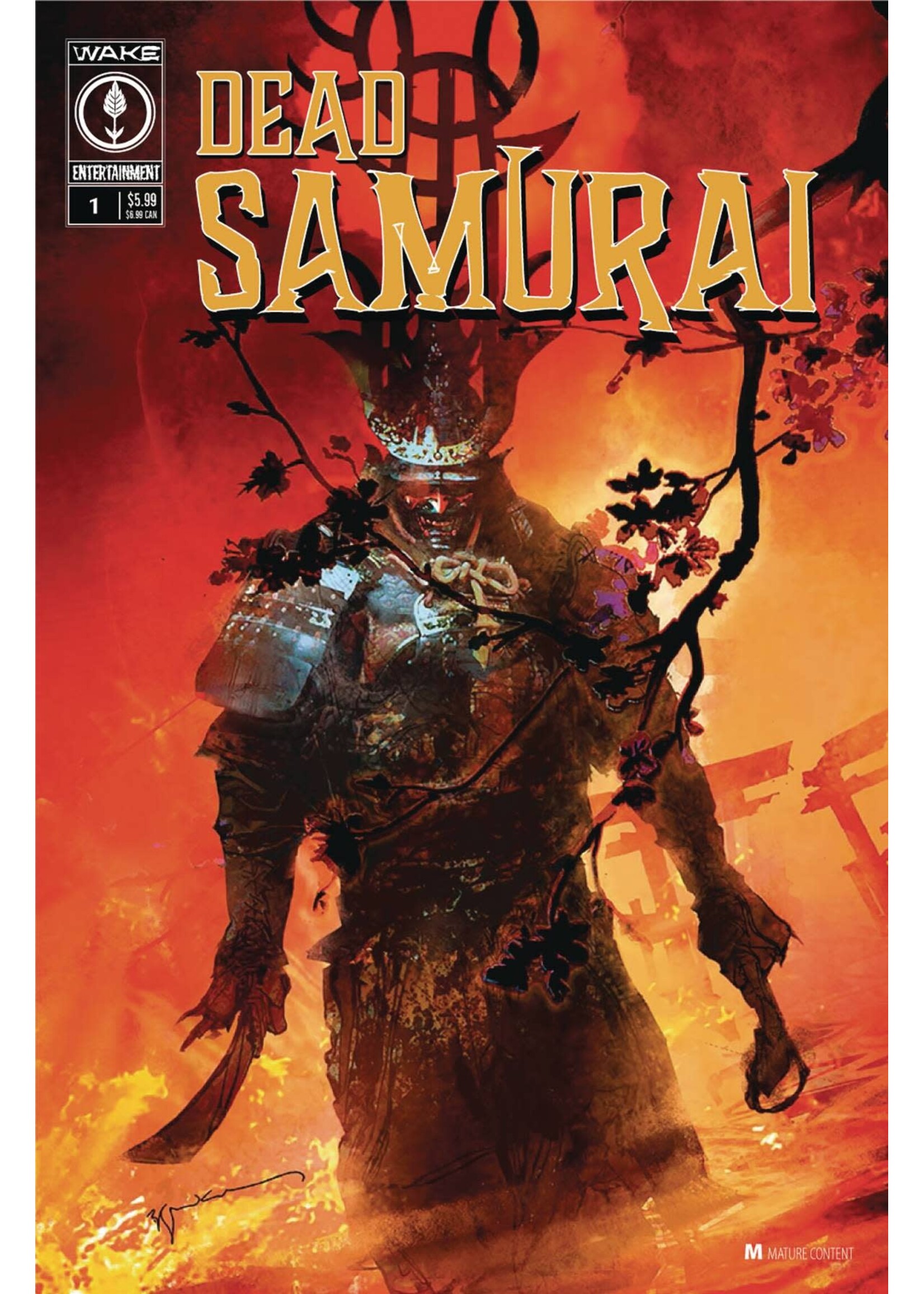 WAKE ENTERTAINMENT DEAD SAMURAI (2024) #1 CVR A BILL SIENKIEWICZ (MR)