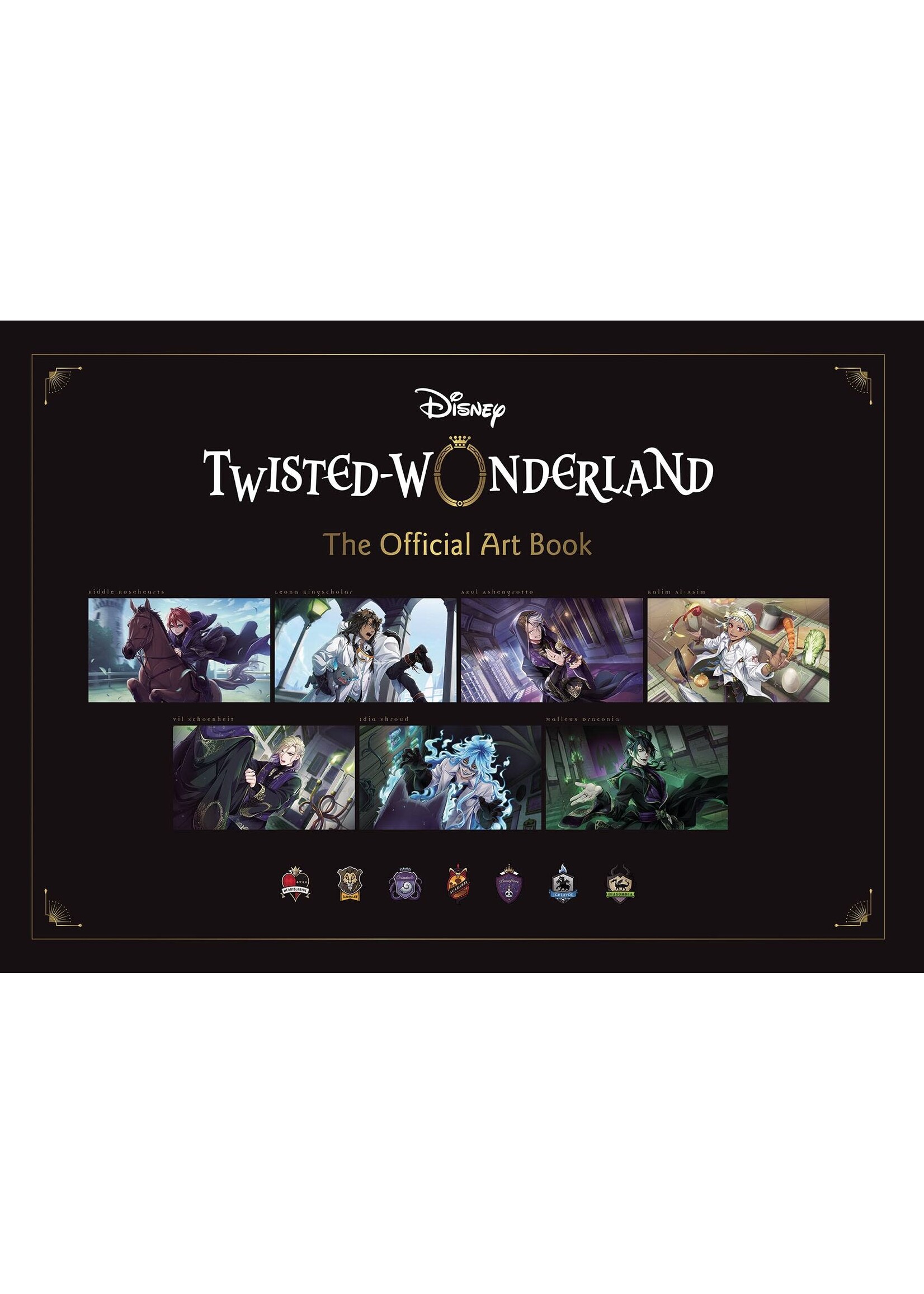 VIZ MEDIA DISNEY TWISTED WONDERLAND OFFICIAL ART BOOK HC